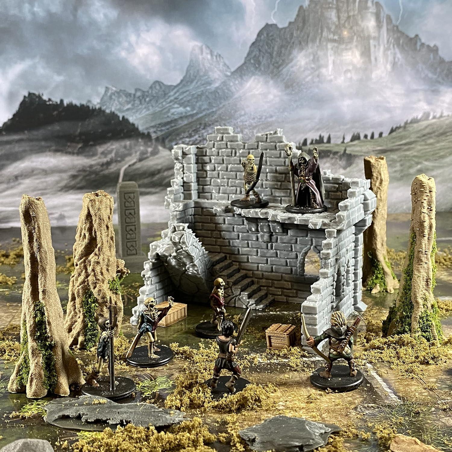 Conjunto de Ruinas de Edificios 3B Extruded Gaming