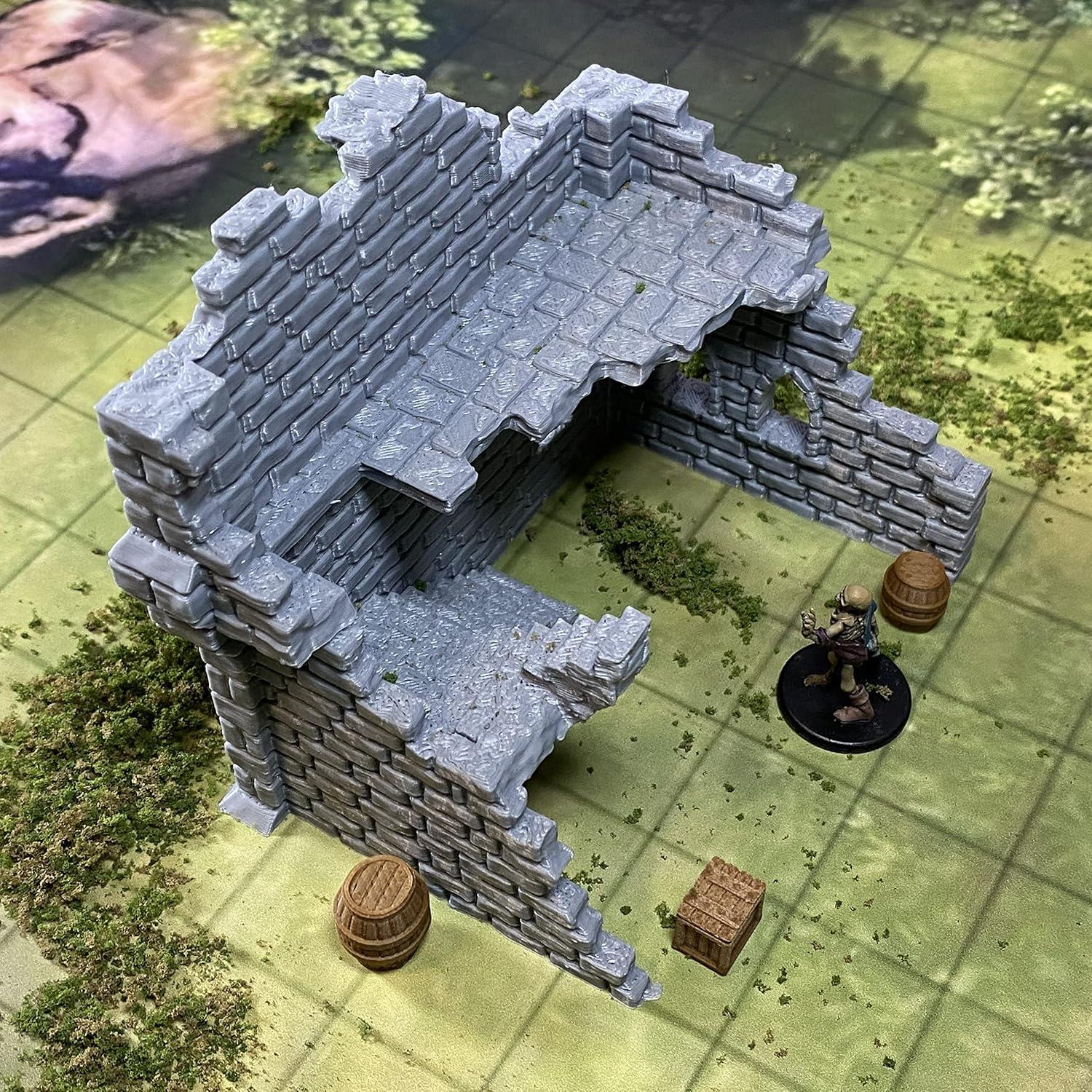 Conjunto de Ruinas de Edificios 3B Extruded Gaming