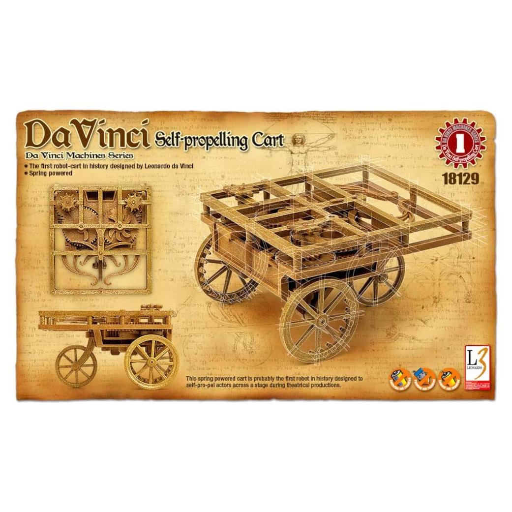 Carro Autopropulsado Da Vinci Academy - Kit de Energía de Resorte