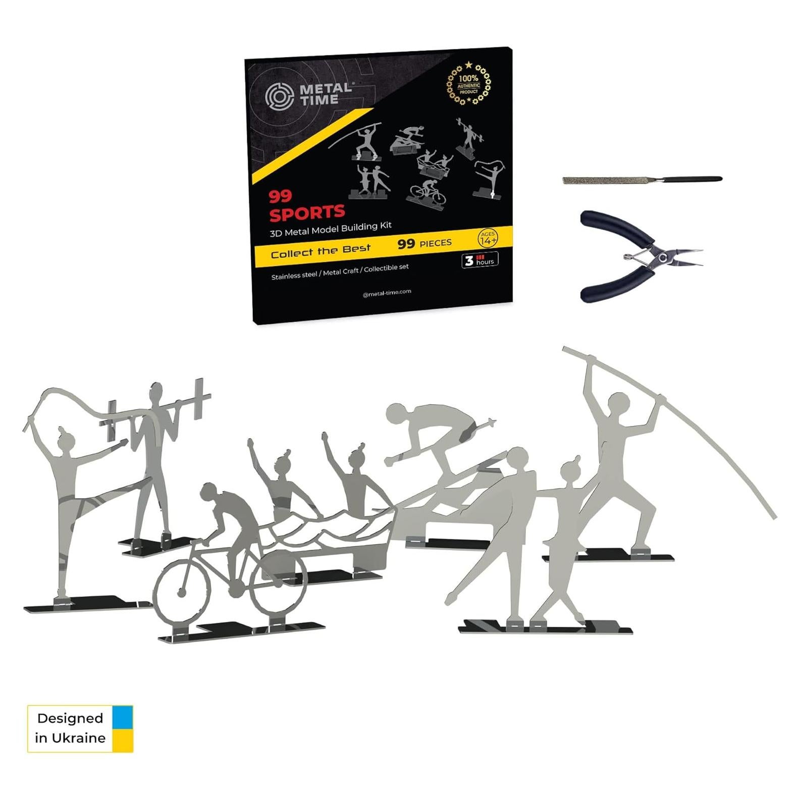 Figuras Miniatura de Metal 99 Deportes Metal-Time