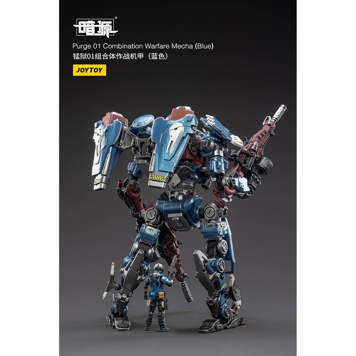 Figura de Acción Mecha JOYTOY 1/25 Purge 01 Piloto Azul