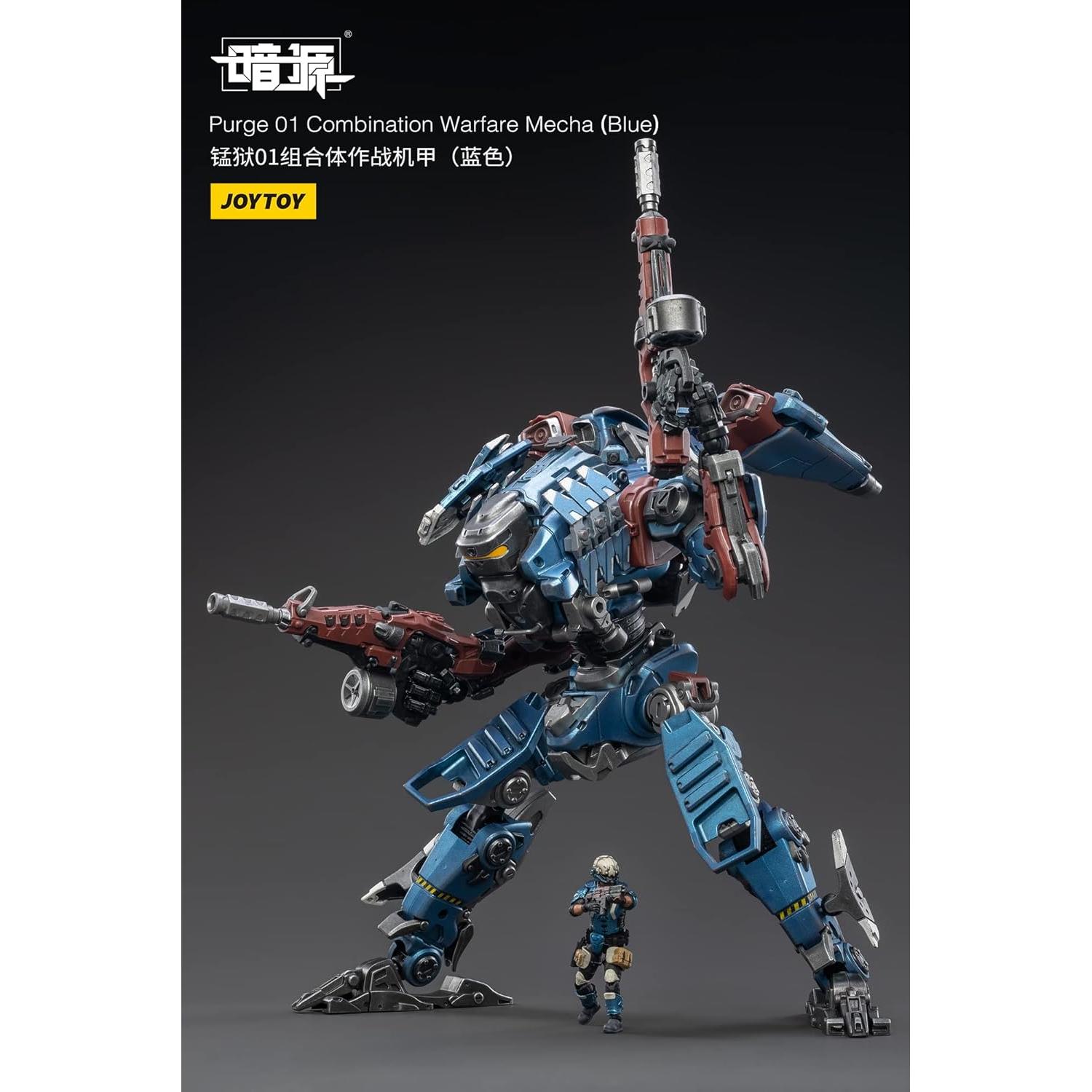 Figura de Acción Mecha JOYTOY 1/25 Purge 01 Piloto Azul