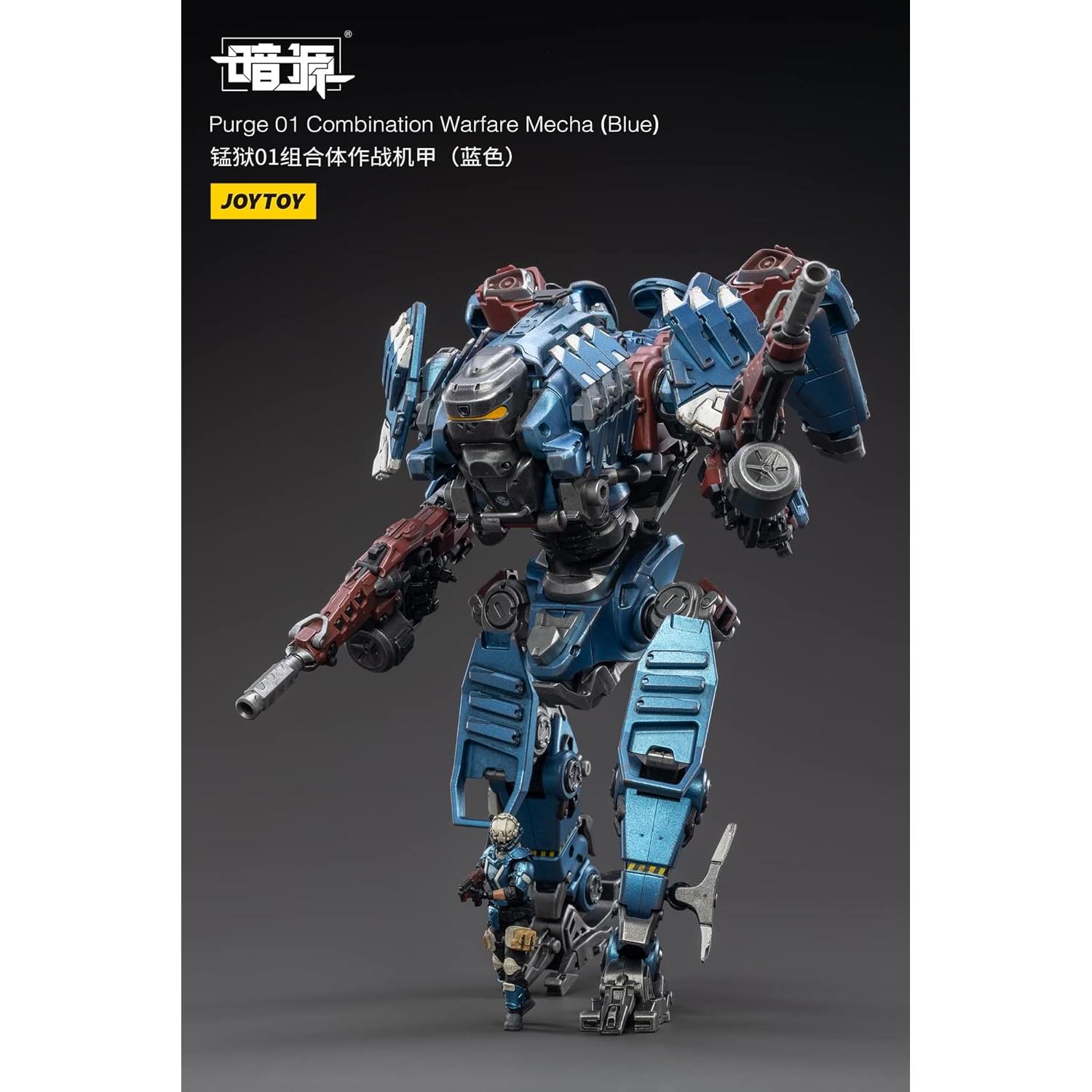 Figura de Acción Mecha JOYTOY 1/25 Purge 01 Piloto Azul