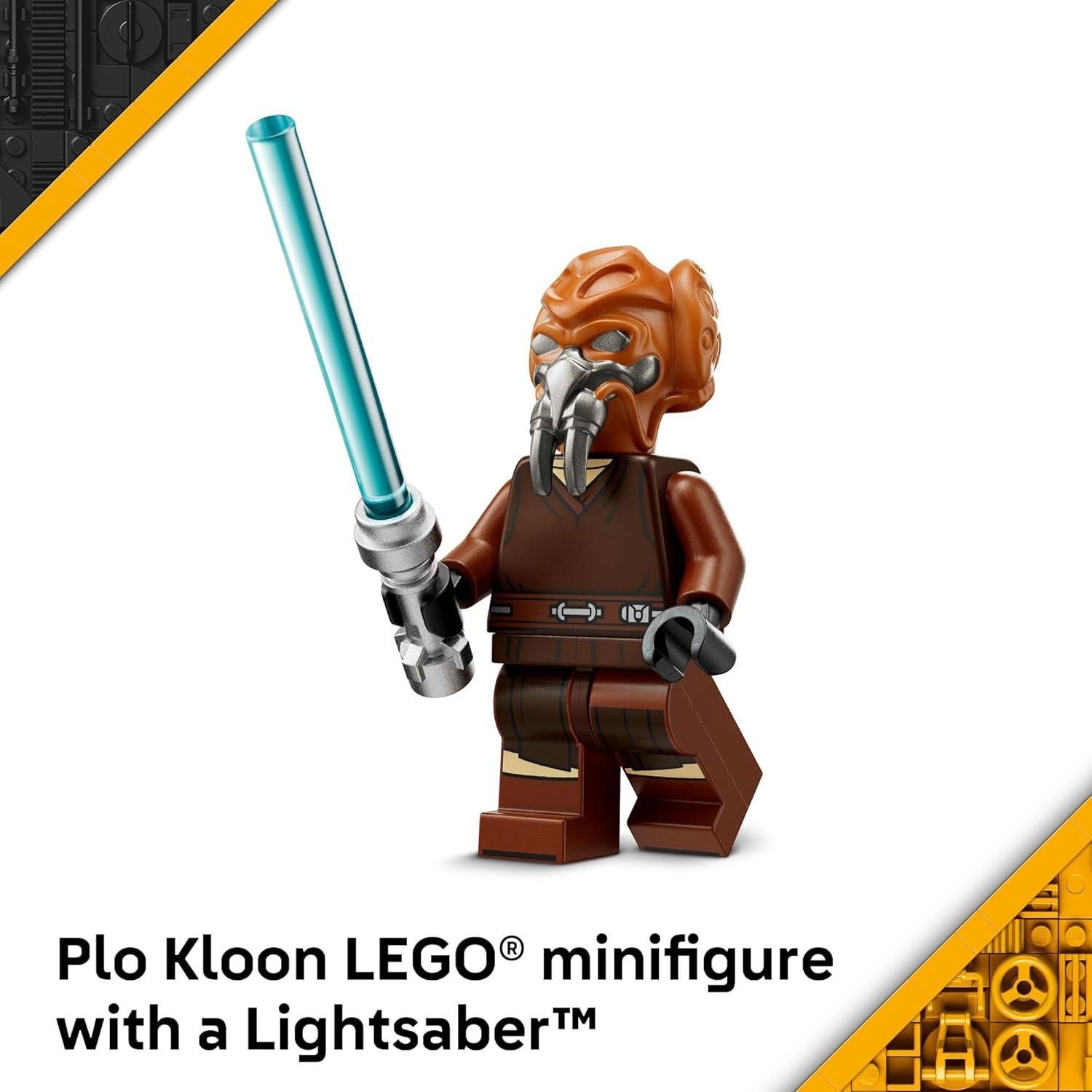 LEGO Star Wars Caza Estelar Jedi Plo Koon Microfighter 89 Piezas