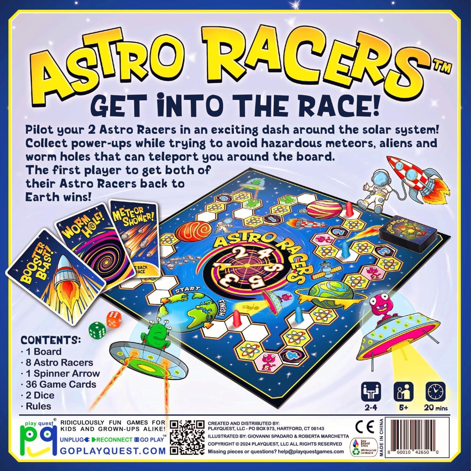 Juego de Mesa Astro Racers PlayQuest 2-4 Jugadores 5+ Años