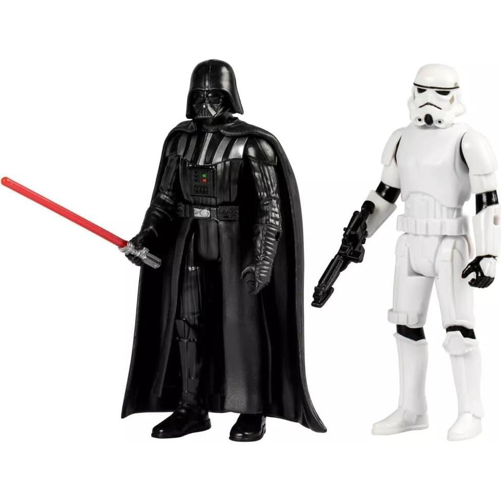 Set de Figuras de Acción Darth Vader y Stormtrooper 10 cm