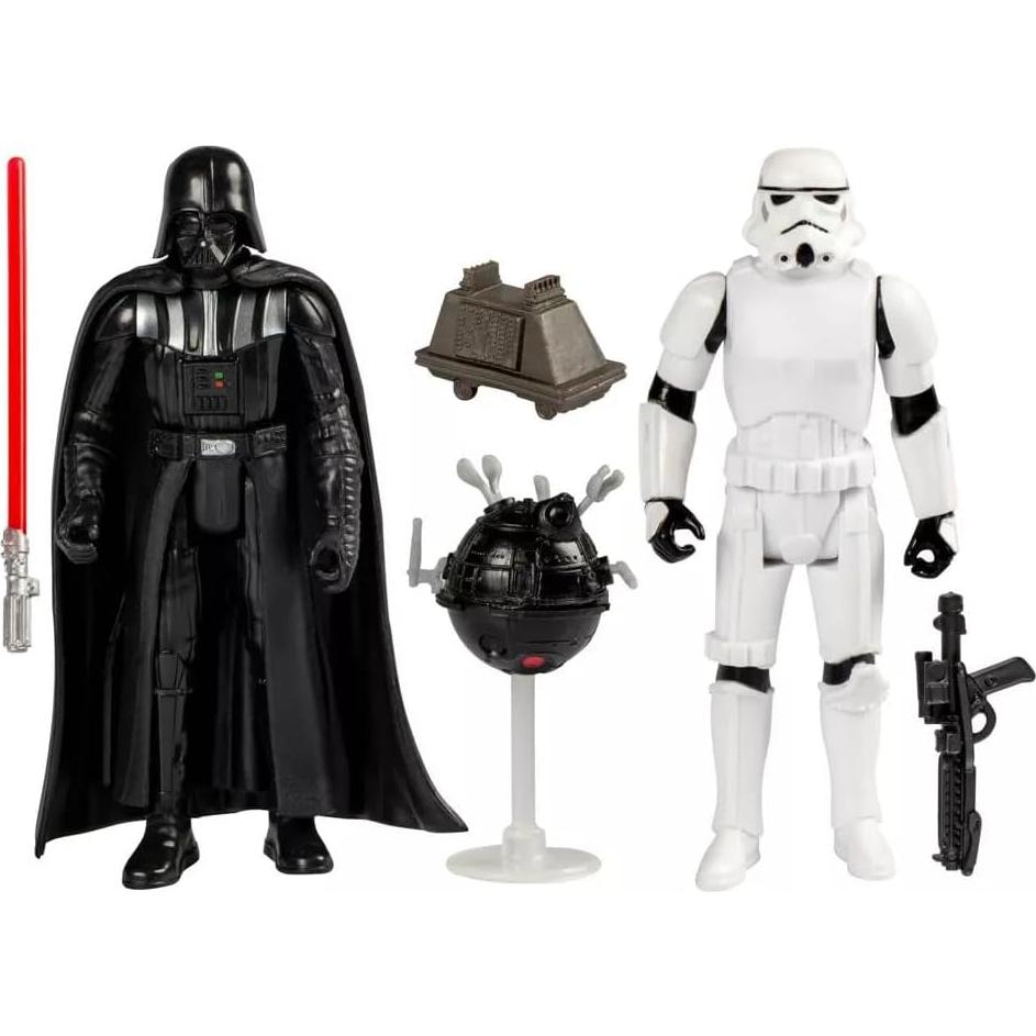 Set de Figuras de Acción Darth Vader y Stormtrooper 10 cm