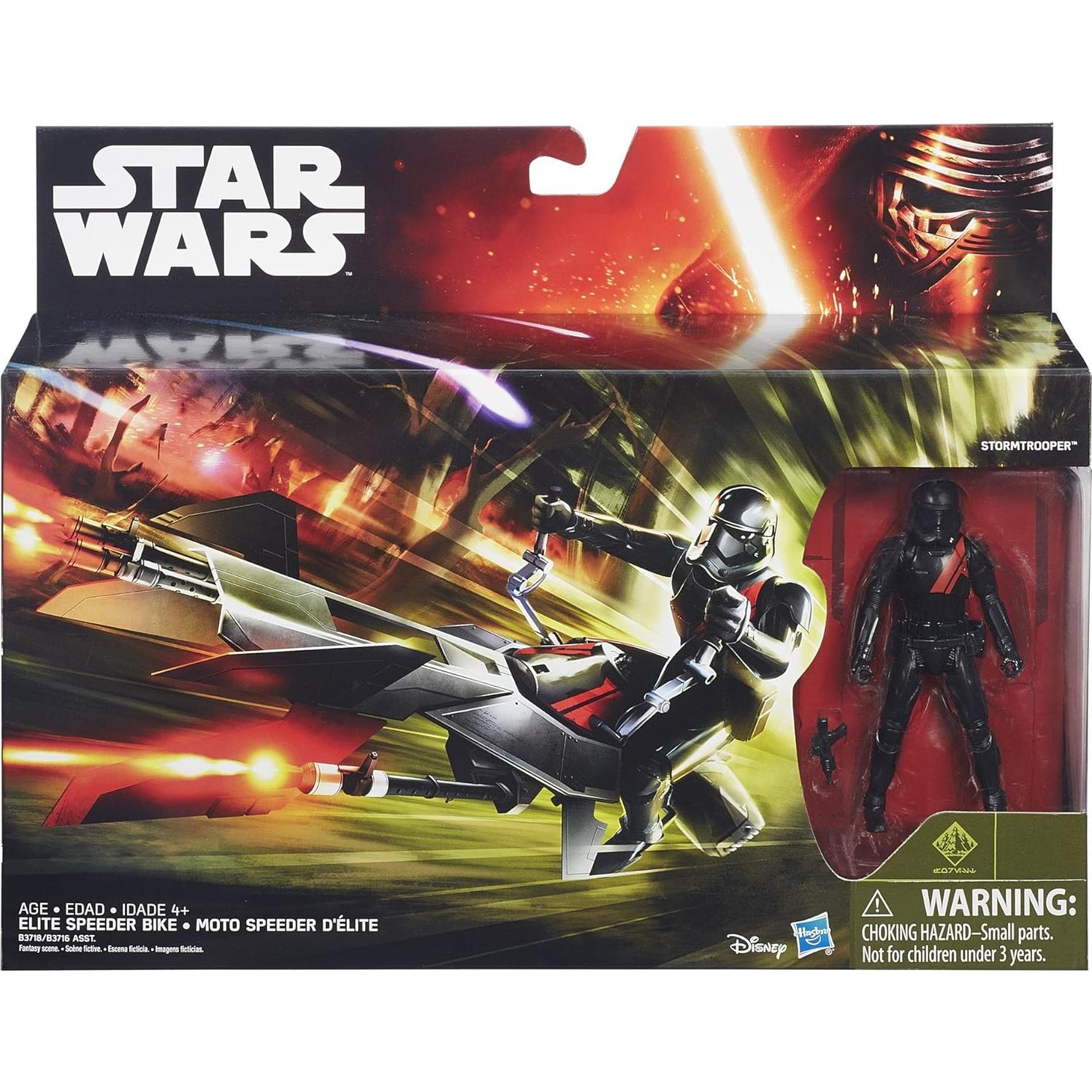 Vehículo Elite Speeder Bike Star Wars Hasbro 7.59x29.21cm
