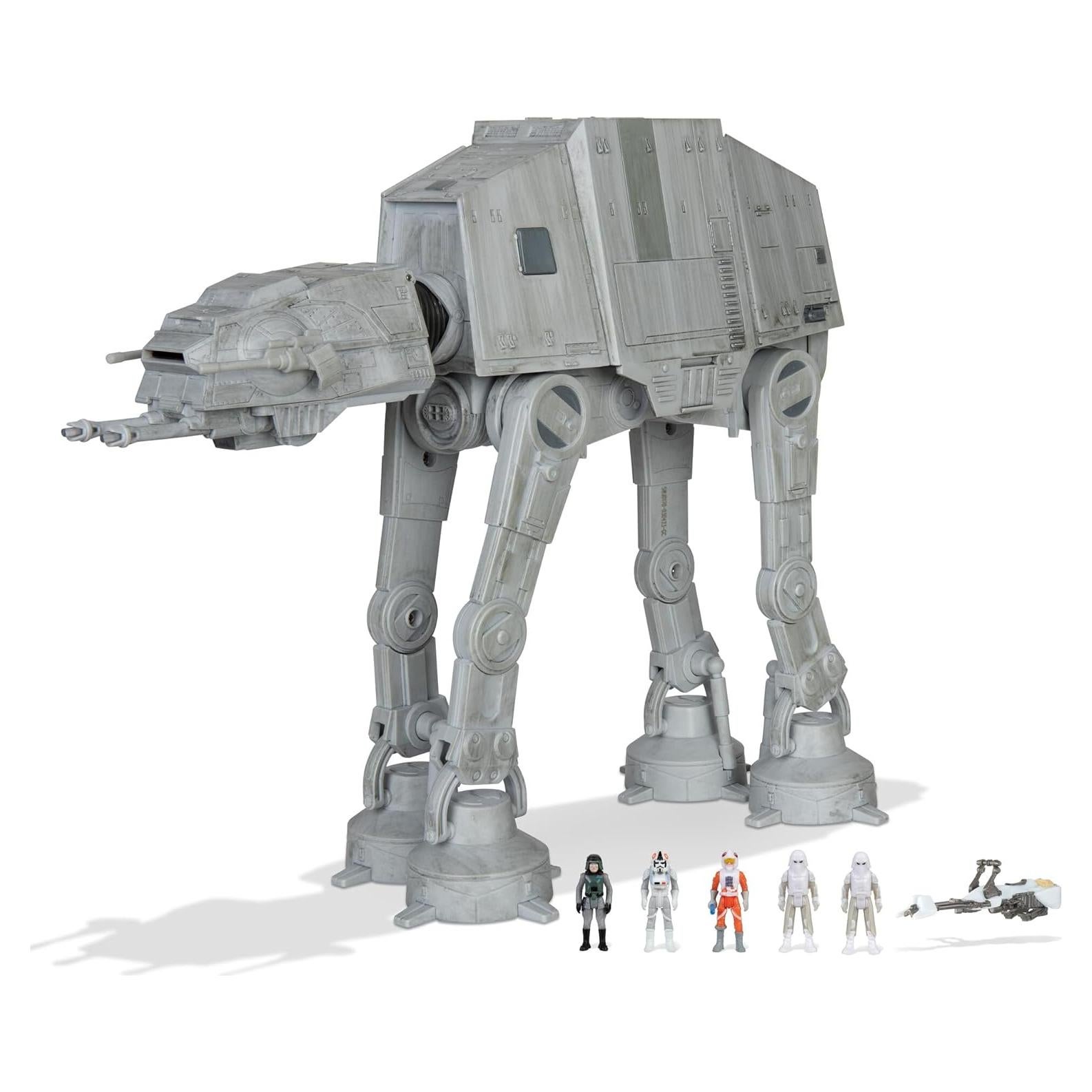 Caminante AT-AT Star Wars Micro Galaxy 36.8 cm con 5 figuras