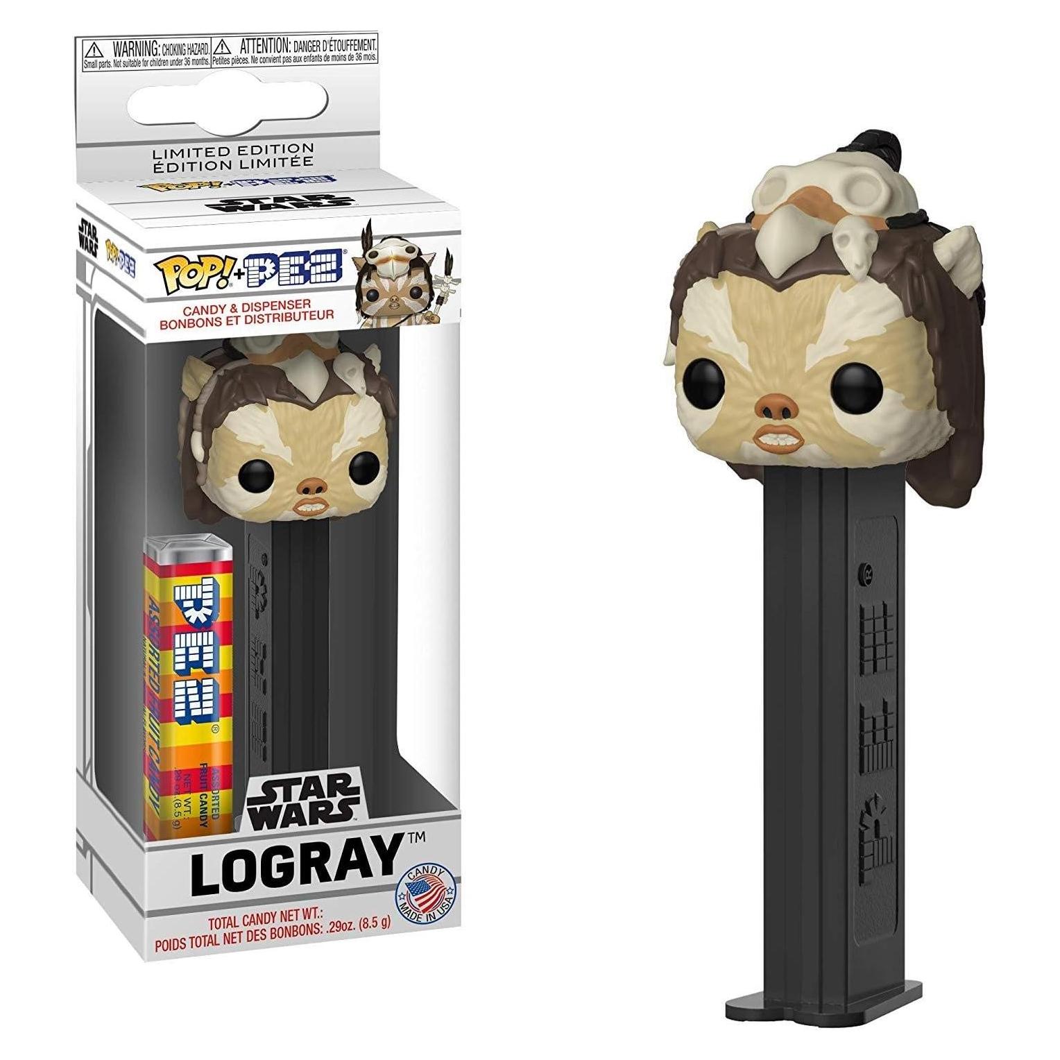 Funko Pop! Pez Star Wars Logray con caramelos 65.8g