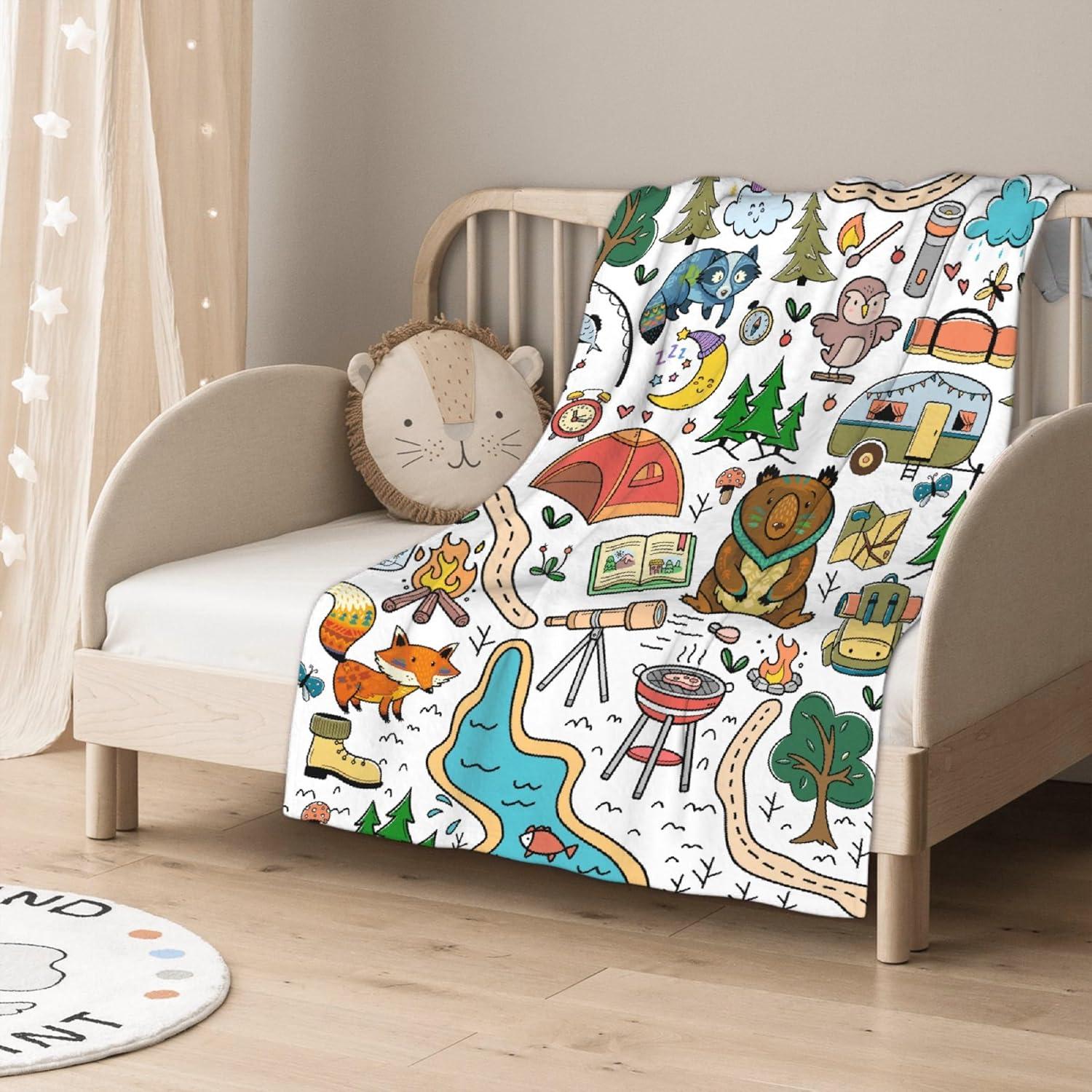 Manta de Camping Vaisravana 127x102cm Franela para Niños