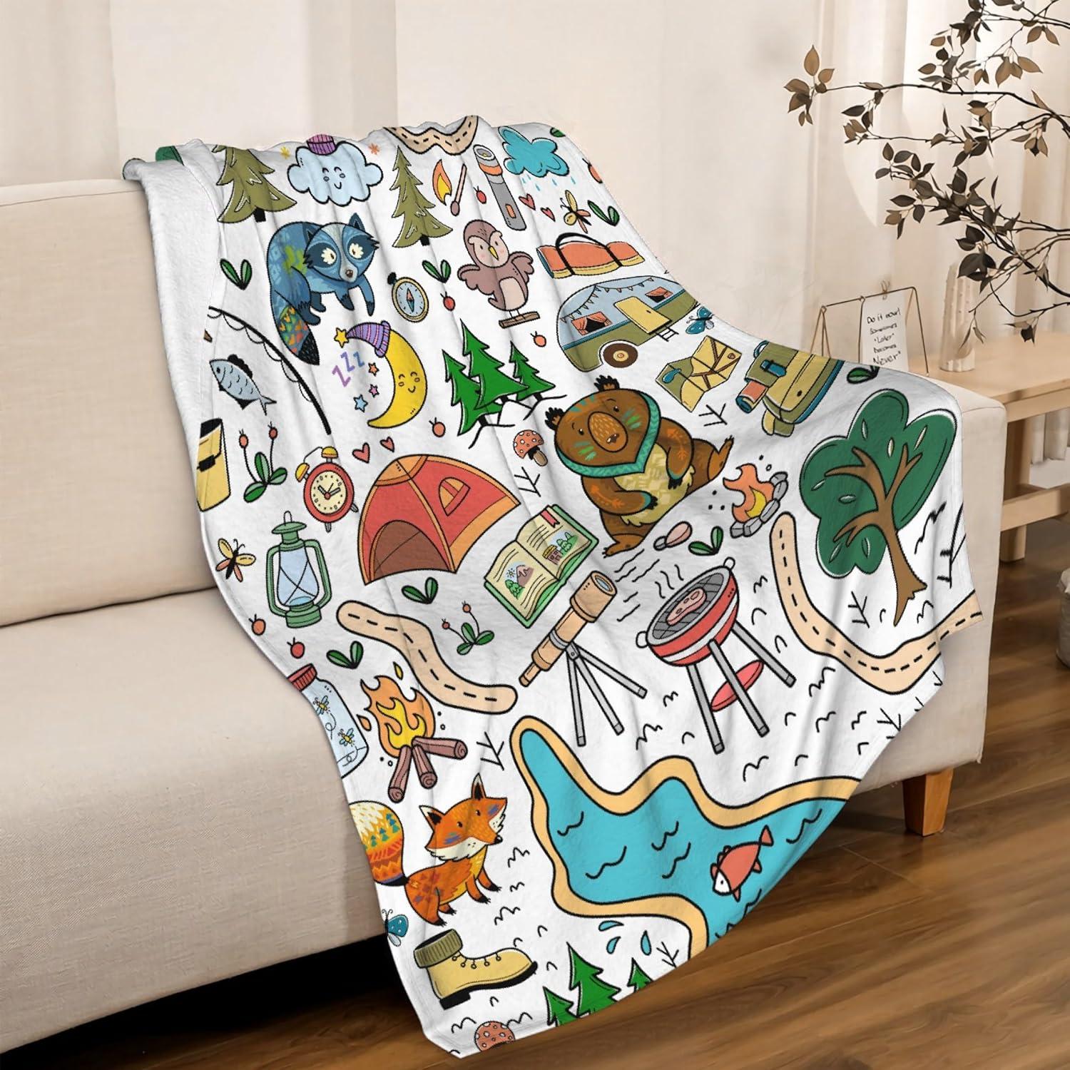 Manta de Camping Vaisravana 127x102cm Franela para Niños