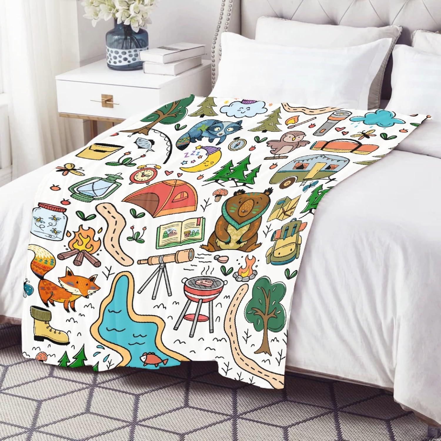Manta de Camping Vaisravana 127x102cm Franela para Niños