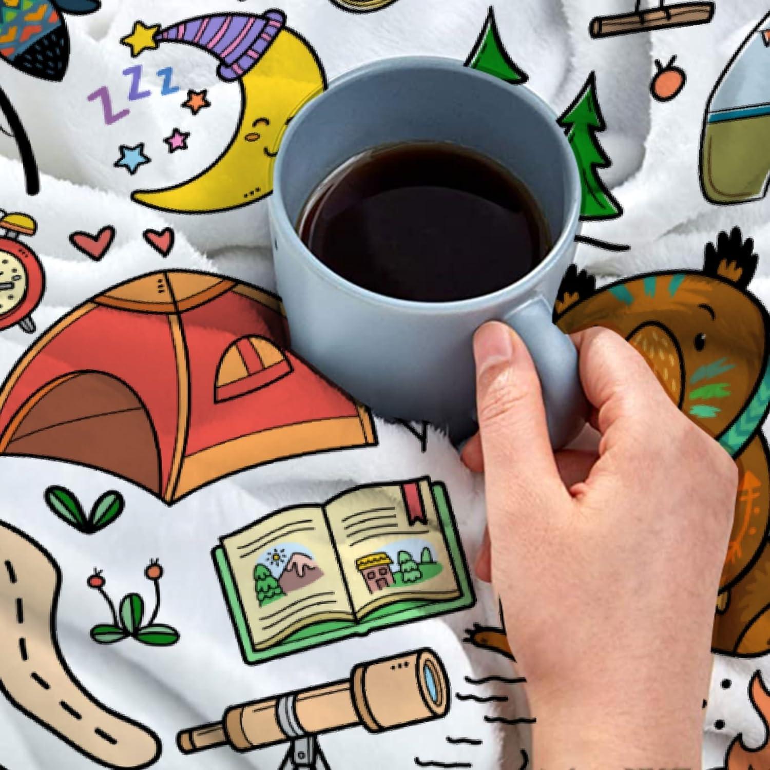 Manta de Camping Vaisravana 127x102cm Franela para Niños