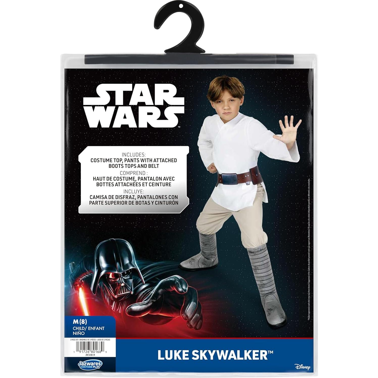 Disfraz de Juventud Luke Skywalker Star Wars Túnica y Pantalones