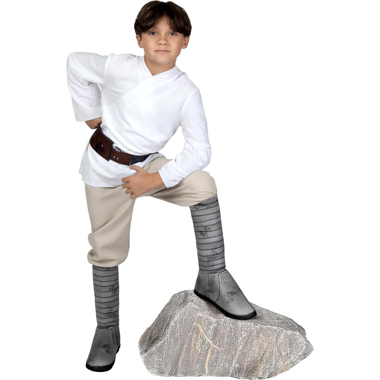 Disfraz de Juventud Luke Skywalker Star Wars Túnica y Pantalones