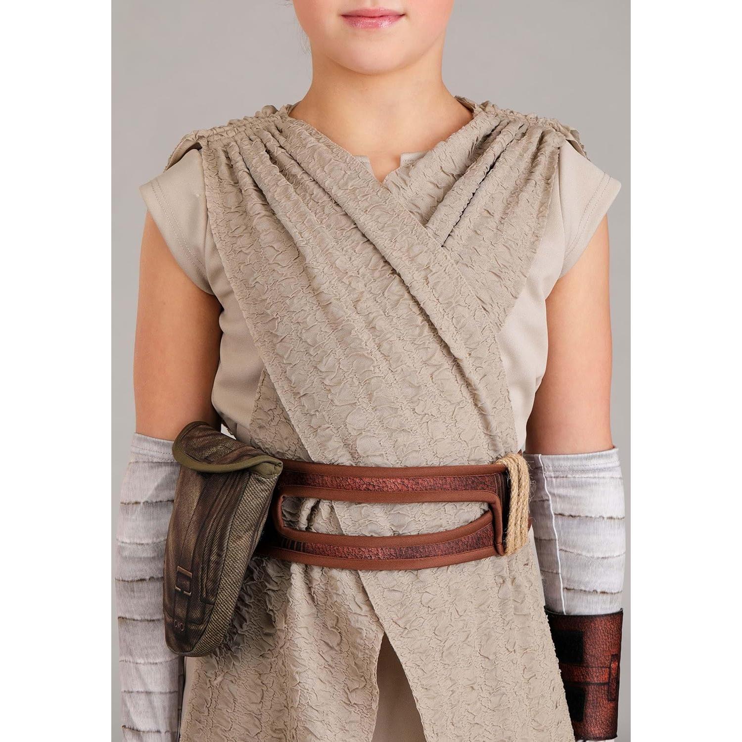 Disfraz Deluxe Rey Star Wars Niñas Mediano - Atuendo Jedi