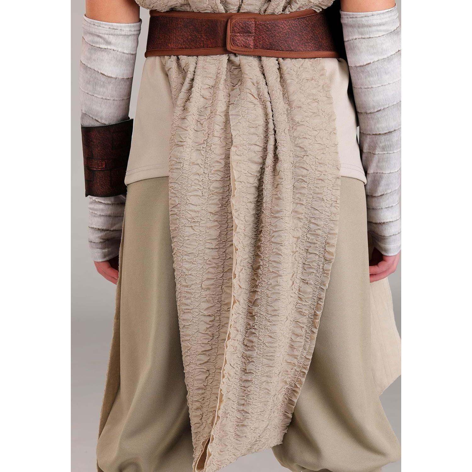 Disfraz Deluxe Rey Star Wars Niñas Mediano - Atuendo Jedi