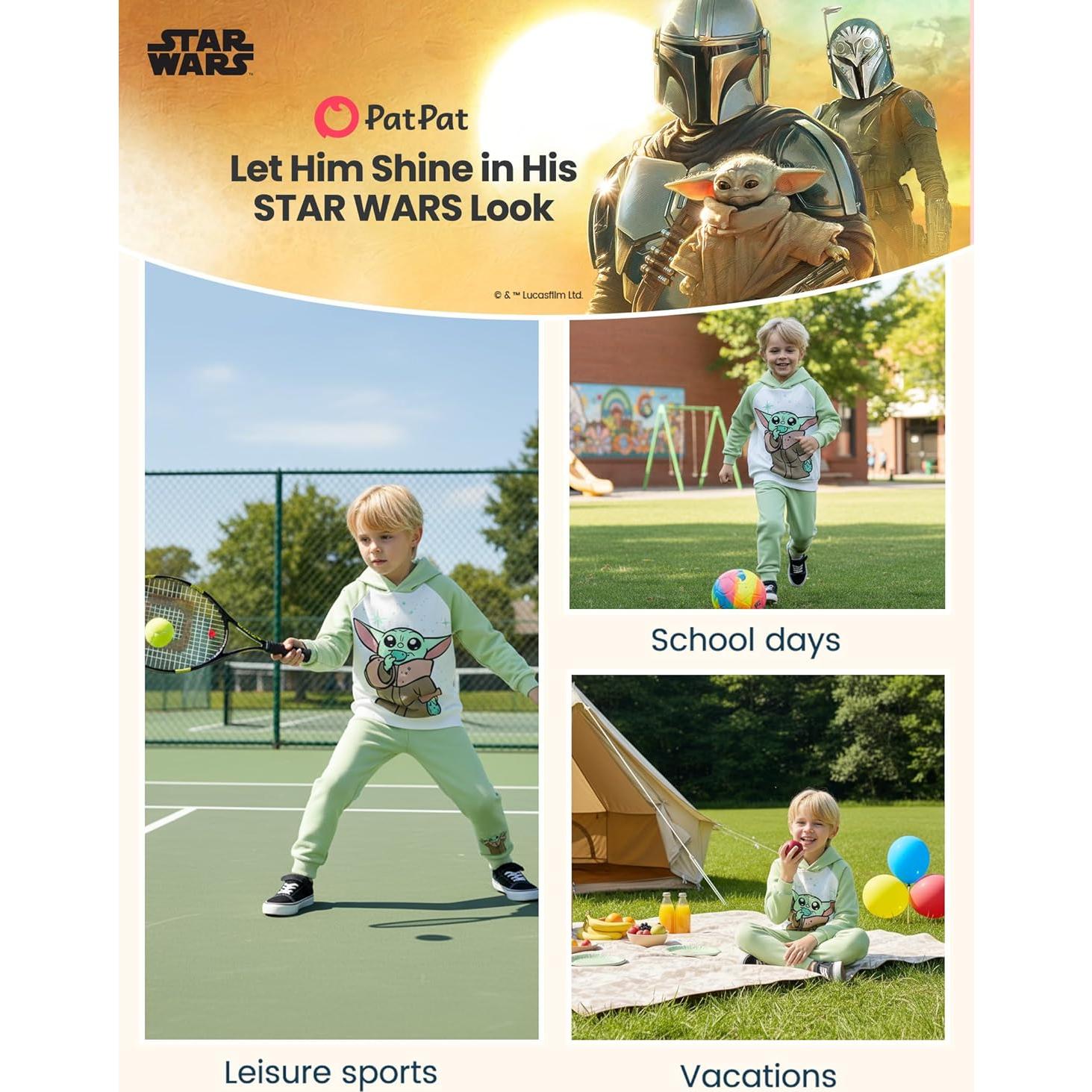 Conjunto Sudadera y Jogger Star Wars Baby Yoda 4-5A