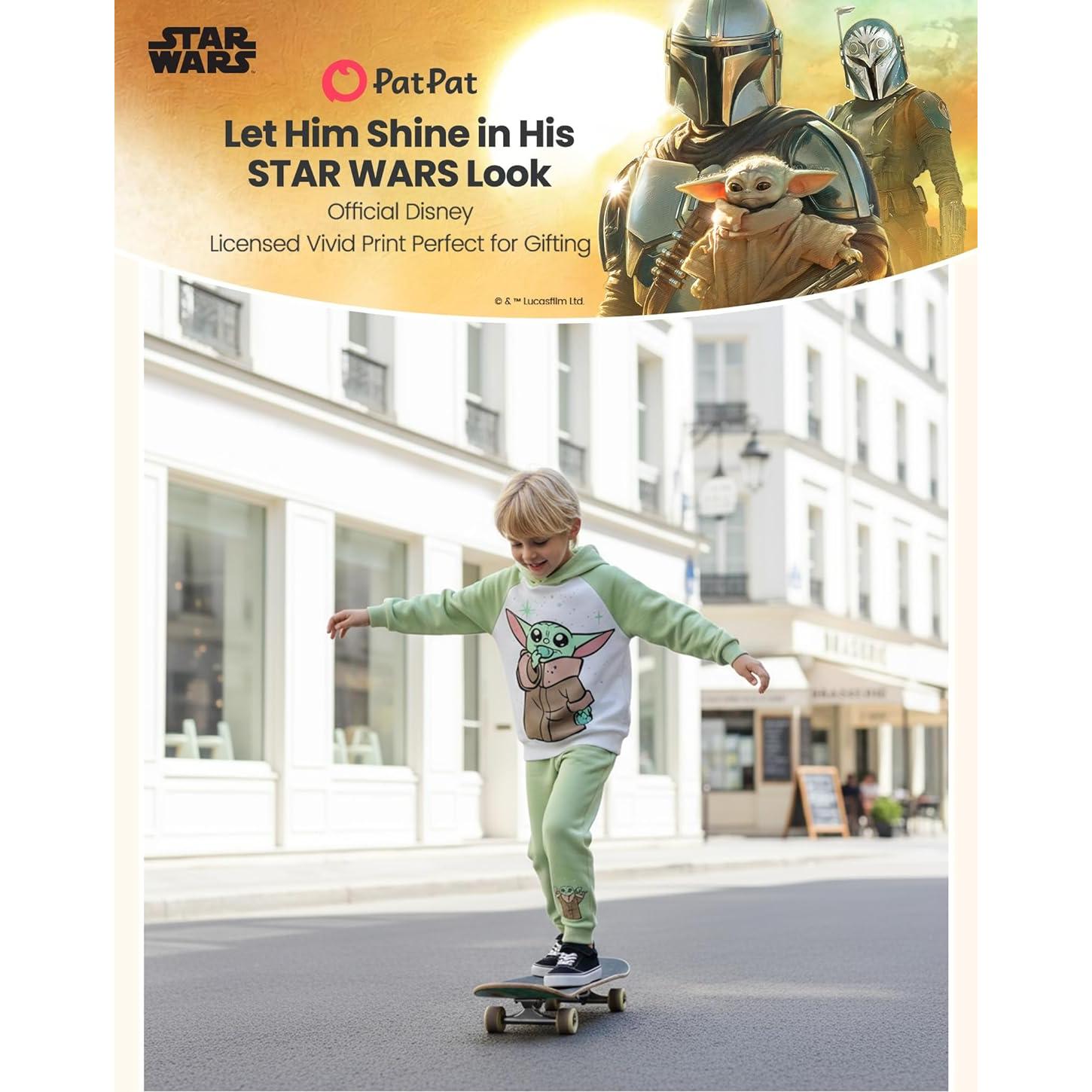 Conjunto Sudadera y Jogger Star Wars Baby Yoda 4-5A