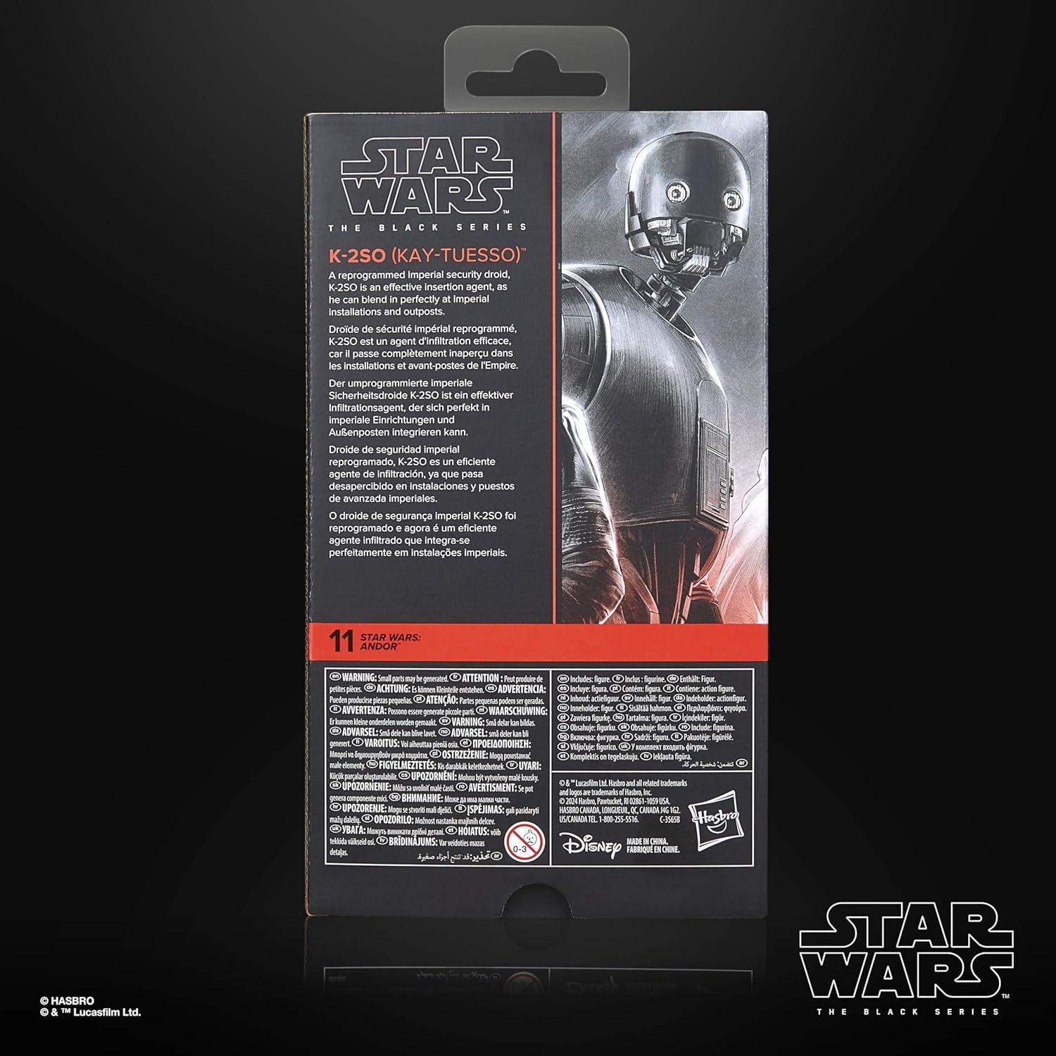 Figura de Acción K-2SO Star Wars La Serie Negra 17 cm
