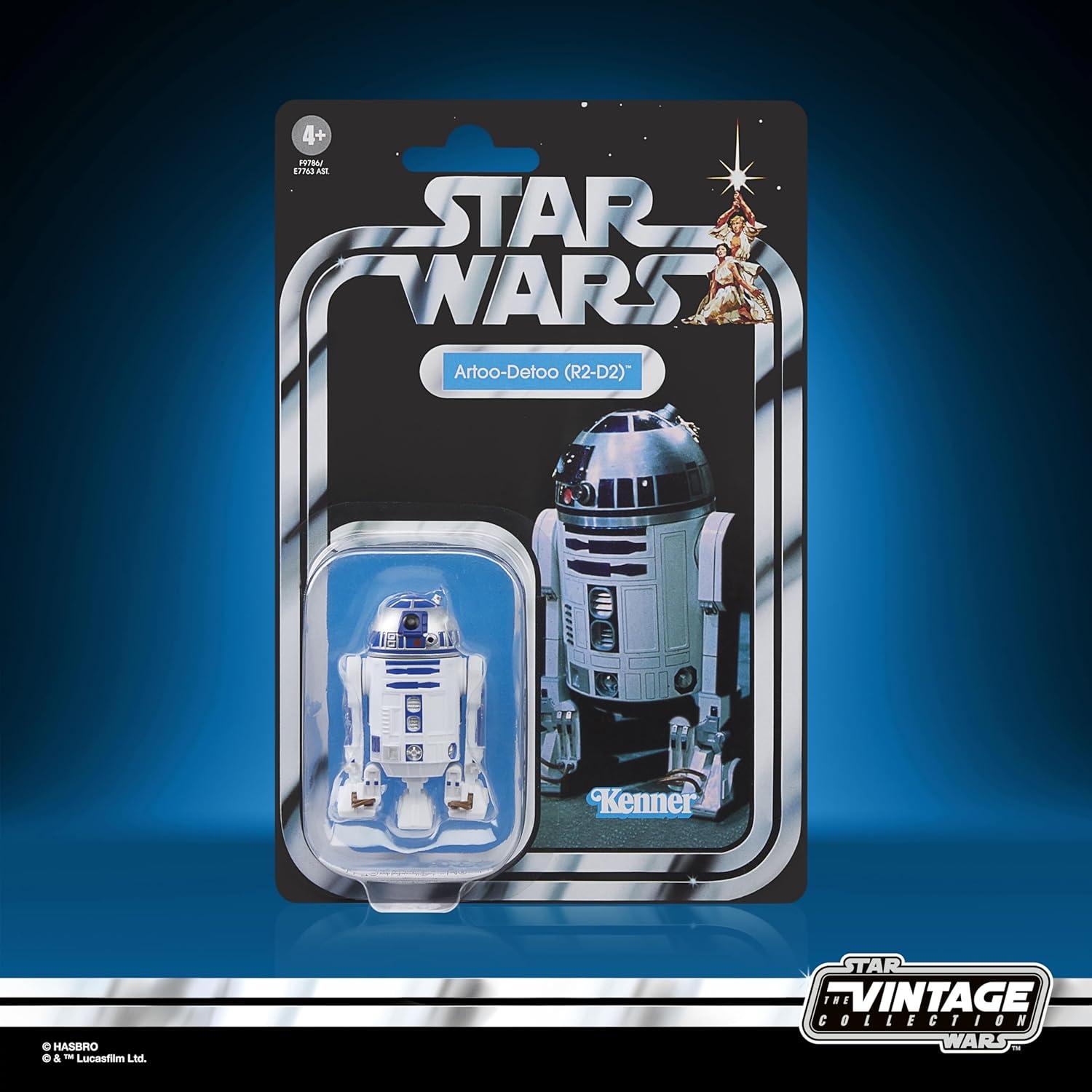 Figura de Acción R2-D2 Star Wars Vintage 9.5 cm Hasbro