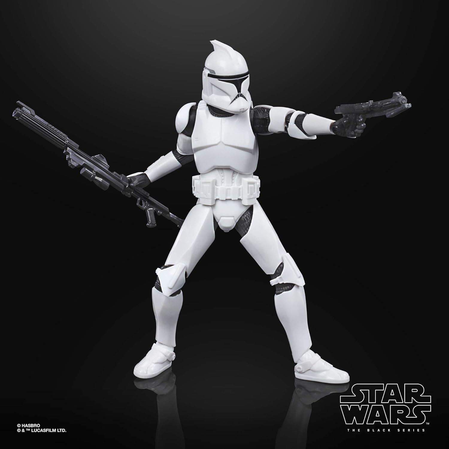 Figura de Acción Clon Trooper Fase I Star Wars Hasbro 15 cm