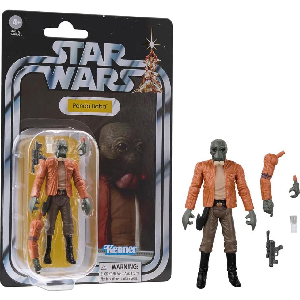 Figura de Acción Ponda Baba Star Wars Vintage 9.5 cm
