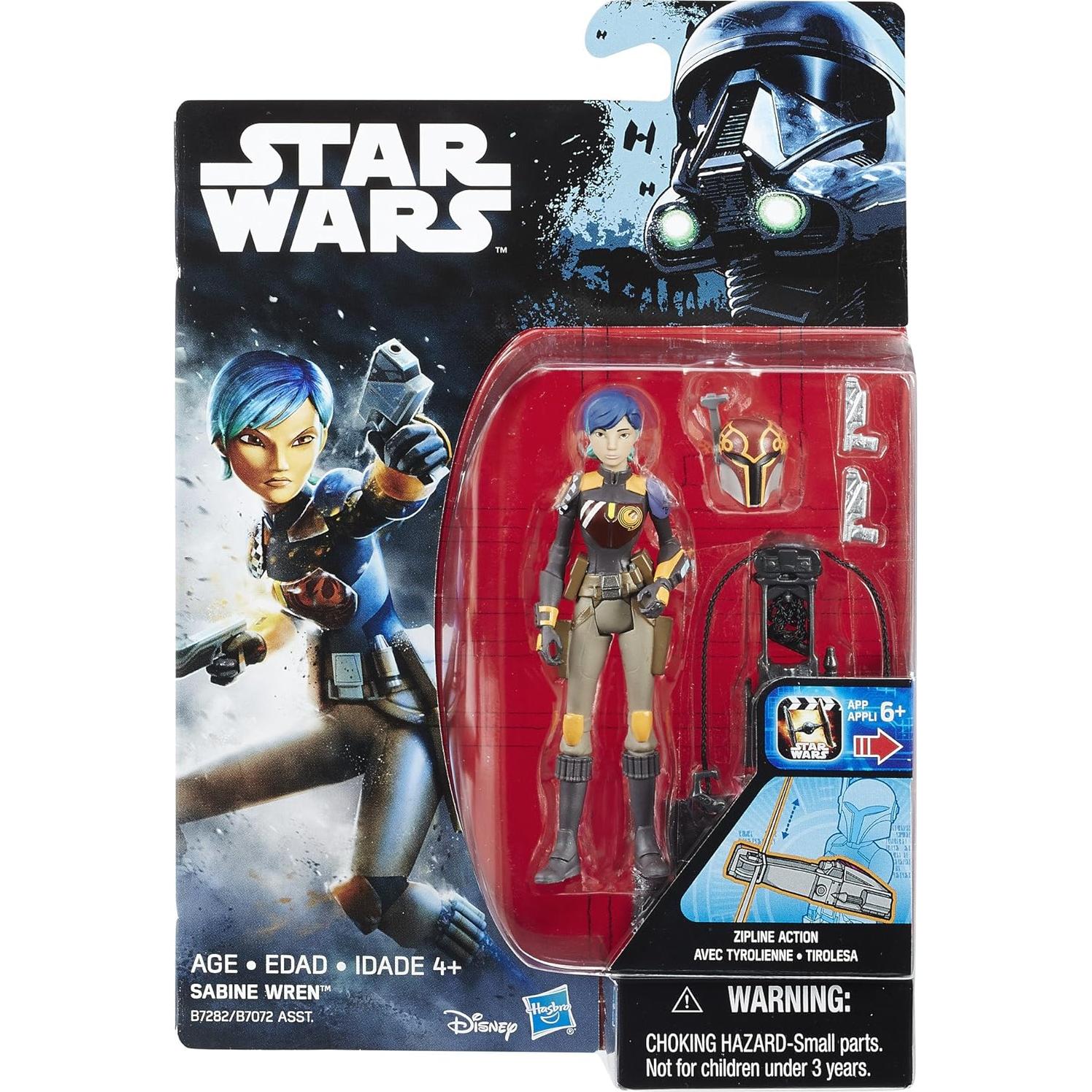 Figura de acción Sabine Wren Star Wars Rebels 9.53 cm