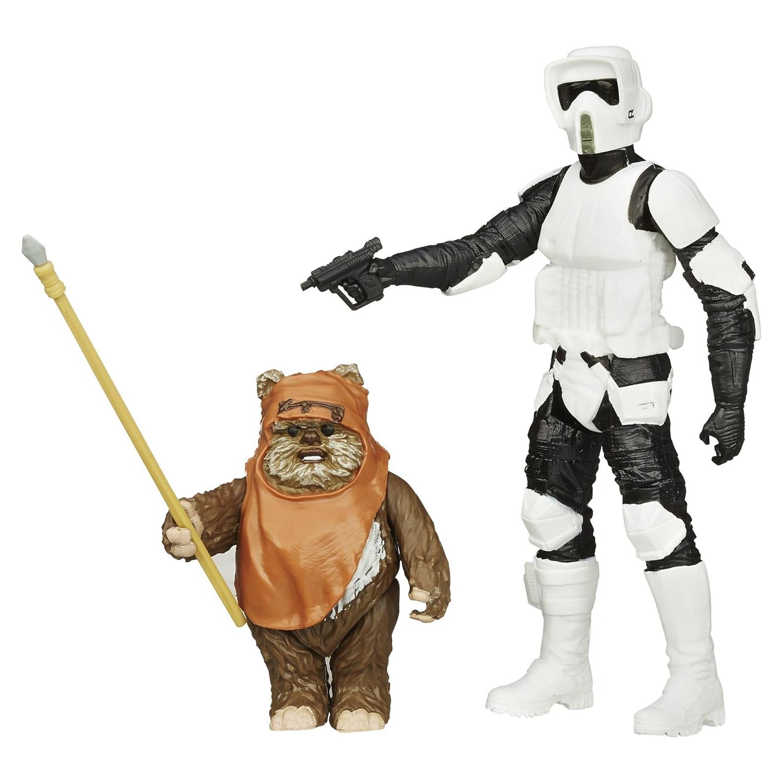 Figura de acción Wicket y Biker Scout Star Wars Hasbro
