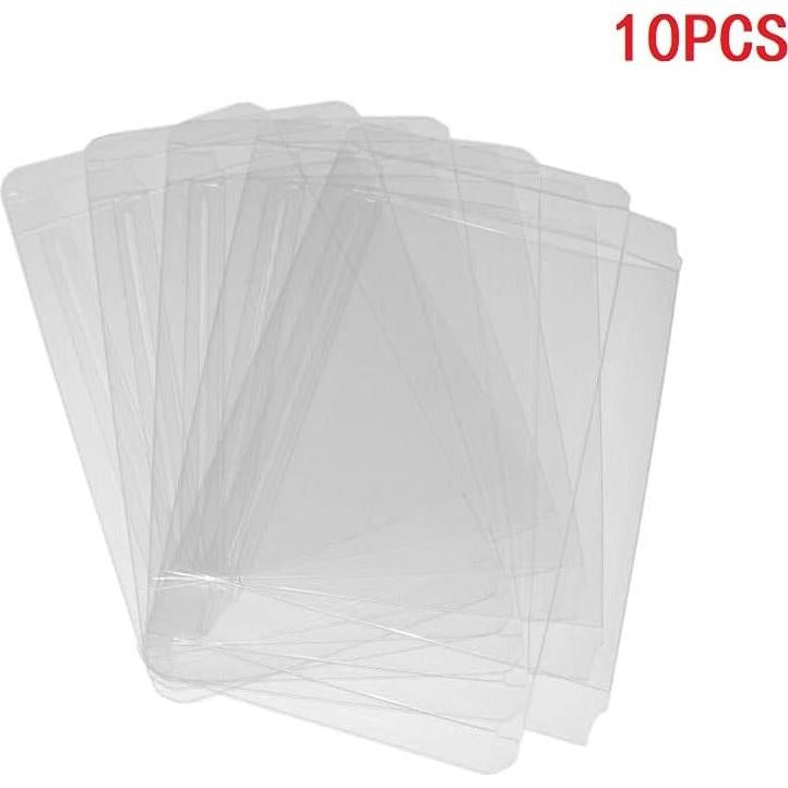 10 Fundas Protectores Plástico Transparente RUITROLIKER 3.75"