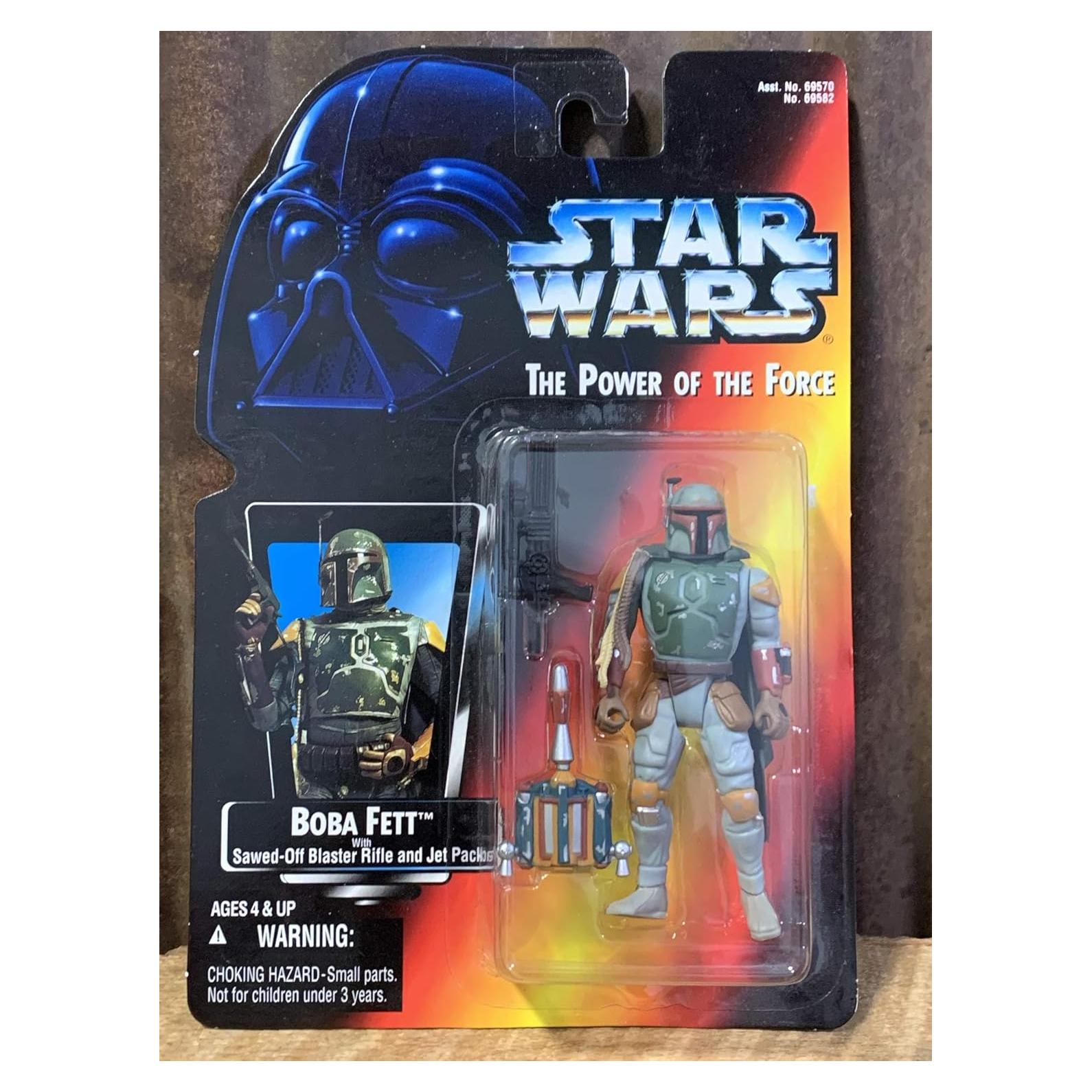 Figura de Acción Boba Fett Star Wars El Poder de la Fuerza 9.5cm