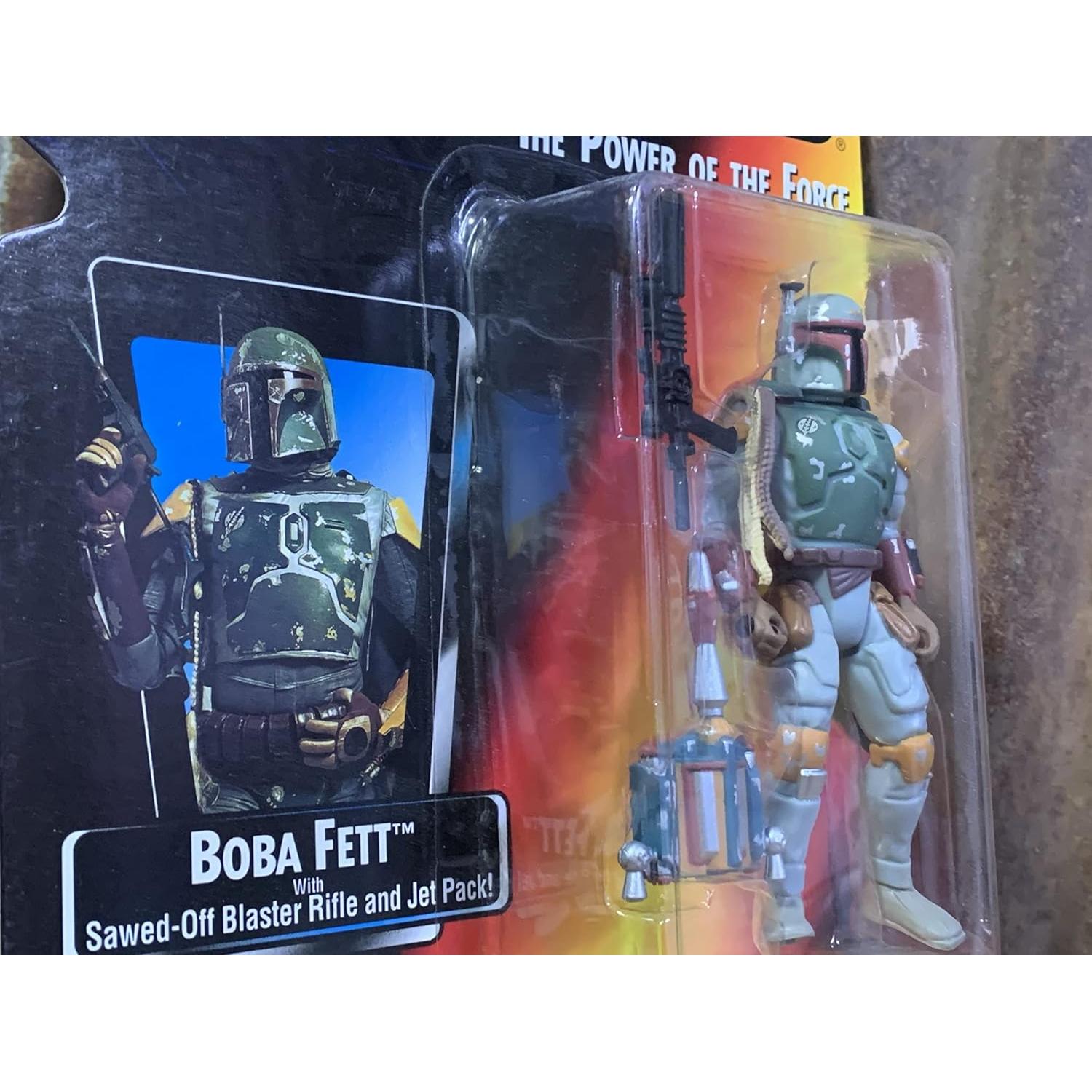 Figura de Acción Boba Fett Star Wars El Poder de la Fuerza 9.5cm
