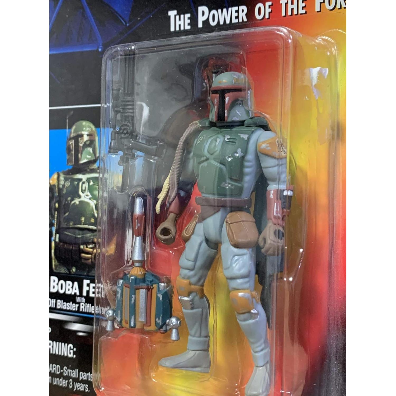 Figura de Acción Boba Fett Star Wars El Poder de la Fuerza 9.5cm