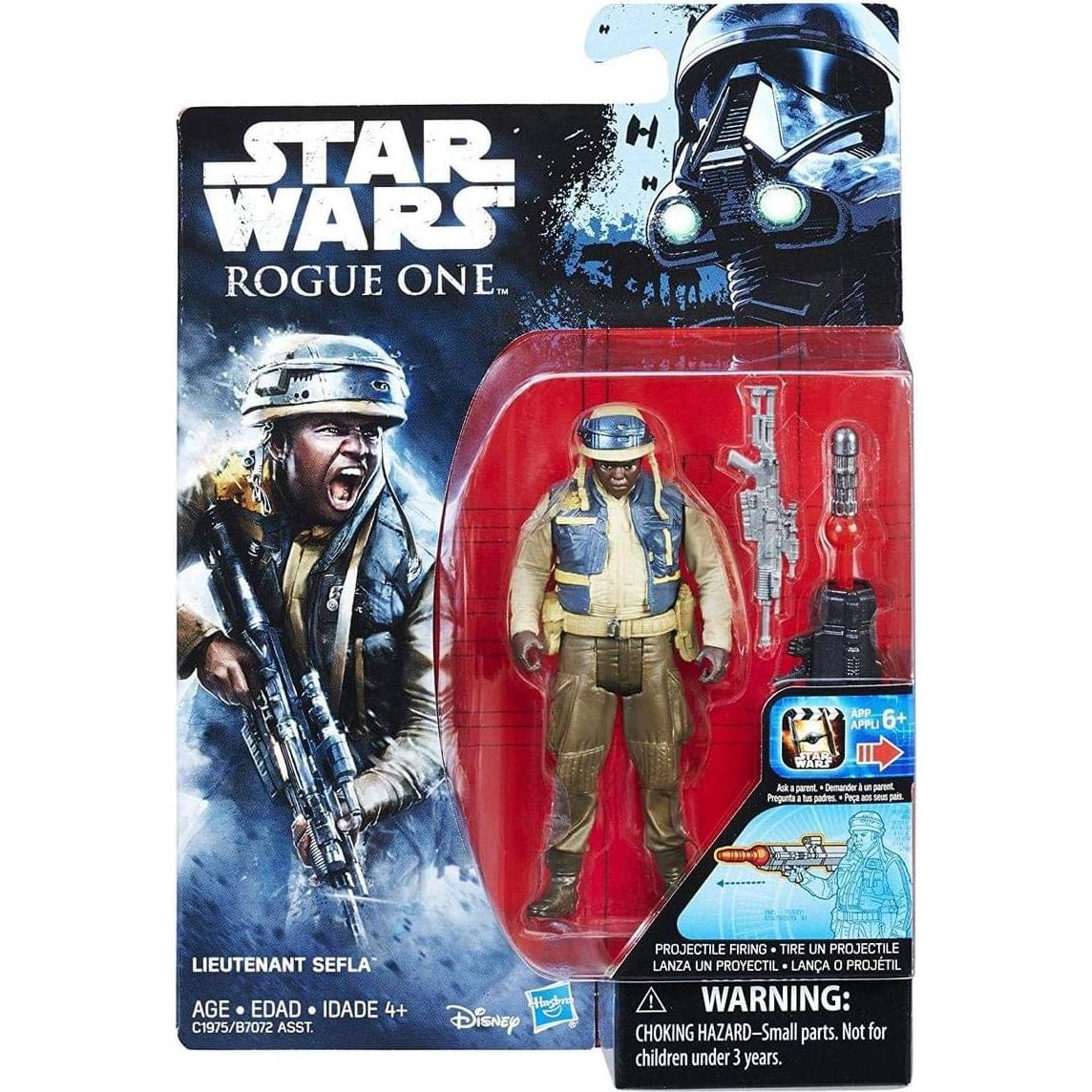 Figura Teniente Sefla Star Wars Rogue One 9.5 cm con Accesorios