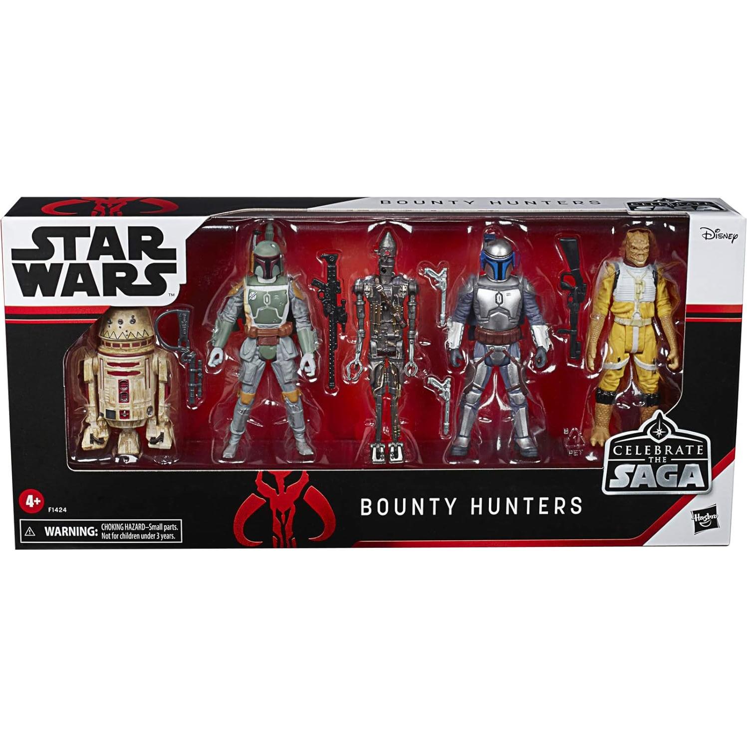 Conjunto de Figuras Cazadores de Recompensas Star Wars - 5 Piezas
