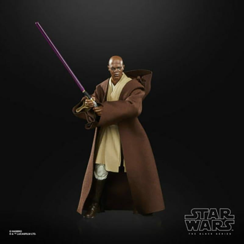 Figura de Acción Star Wars Hasbro Mace Windu 15cm Black Series