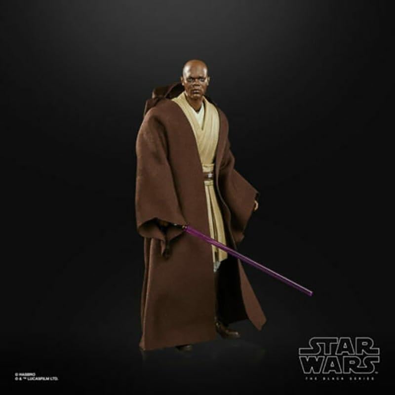 Figura de Acción Star Wars Hasbro Mace Windu 15cm Black Series