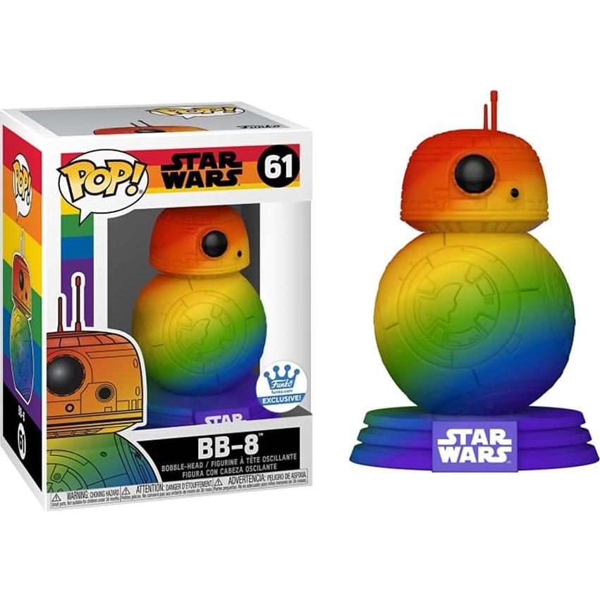 Figura Pop! BB-8 Arcoíris Funko Star Wars 9.5 cm