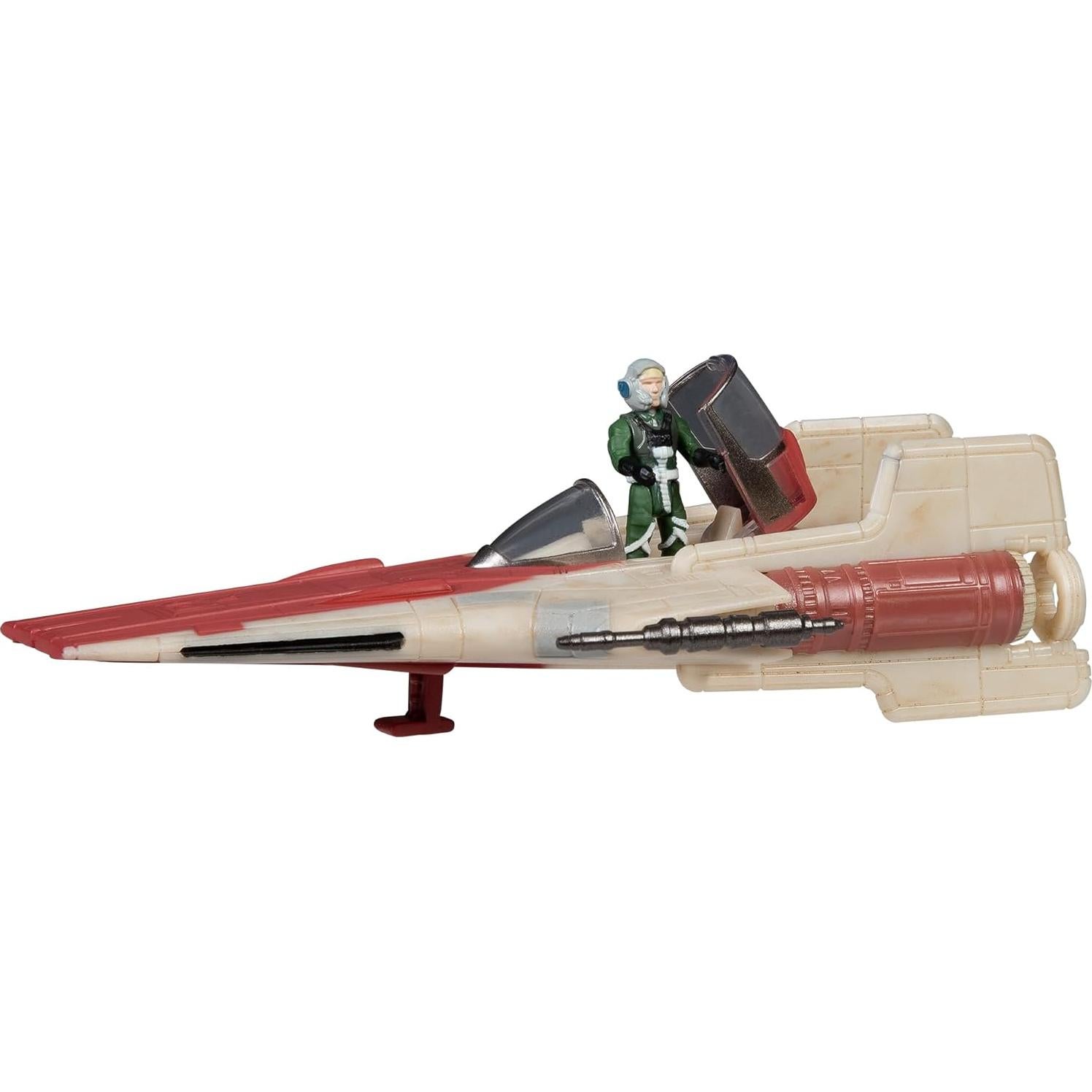 Vehículo A-Wing Star Wars Micro Galaxy 17 cm con Figura 2.5 cm