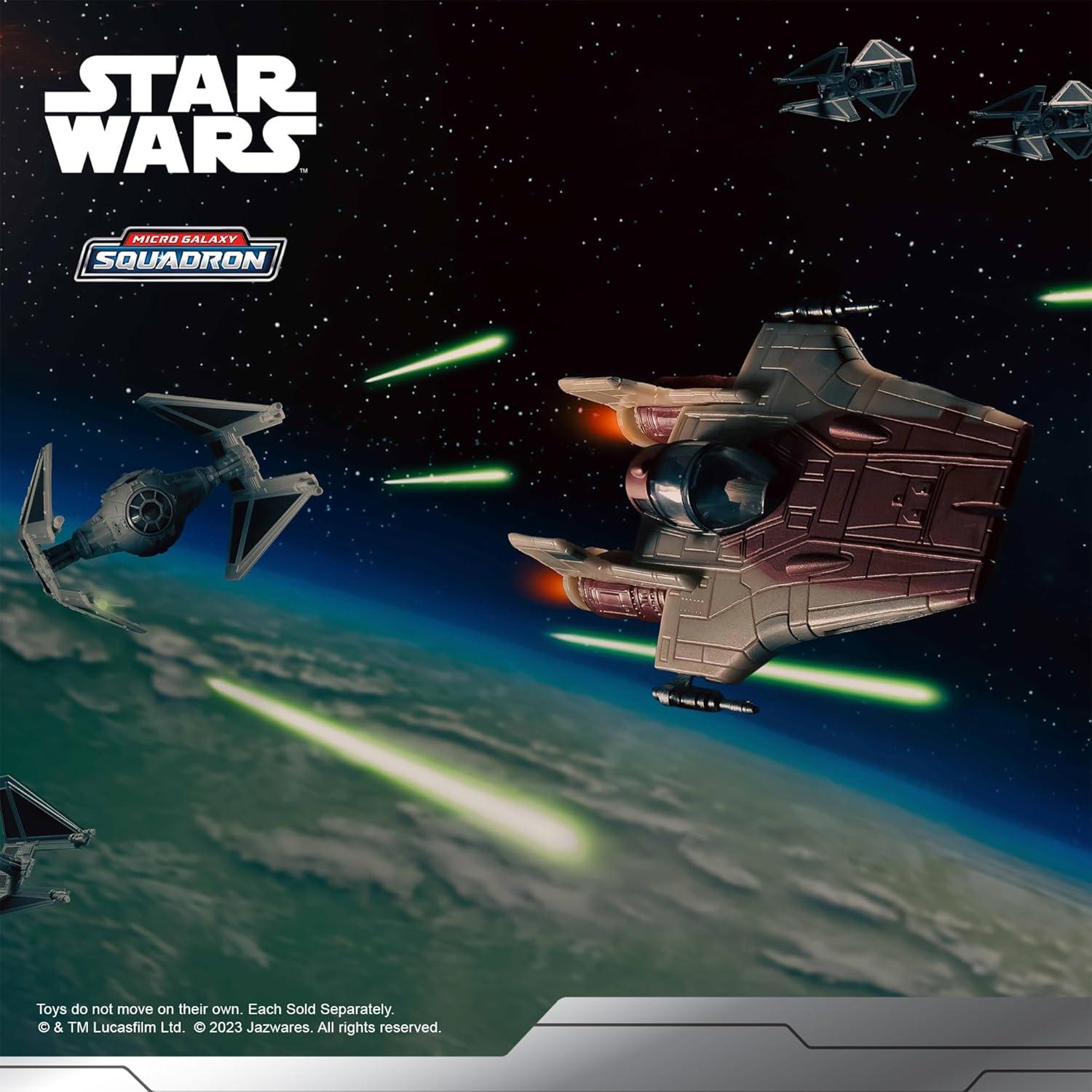 Vehículo A-Wing Star Wars Micro Galaxy 17 cm con Figura 2.5 cm