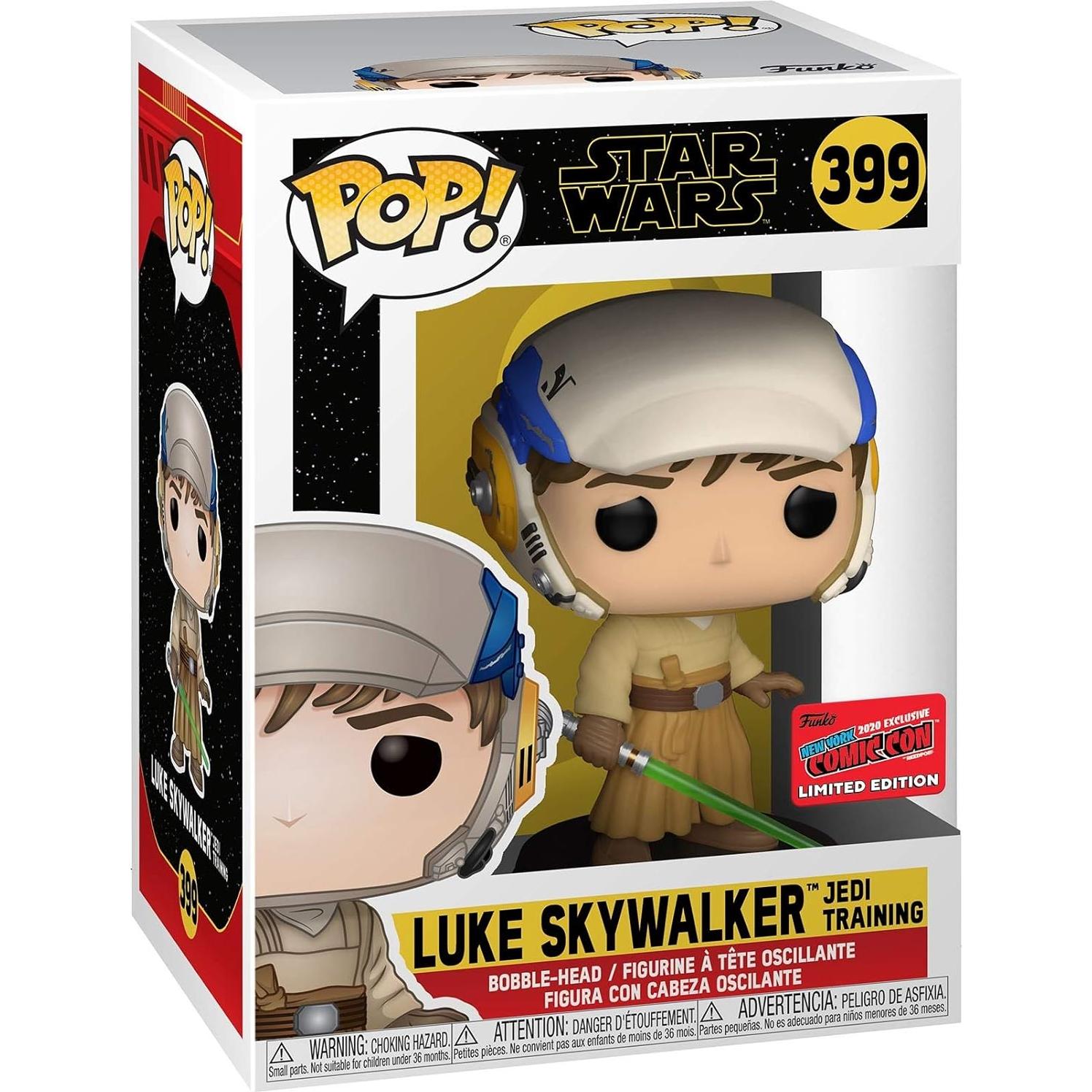 Funko Pop! Star Wars Luke Skywalker Entrenamiento Jedi #399