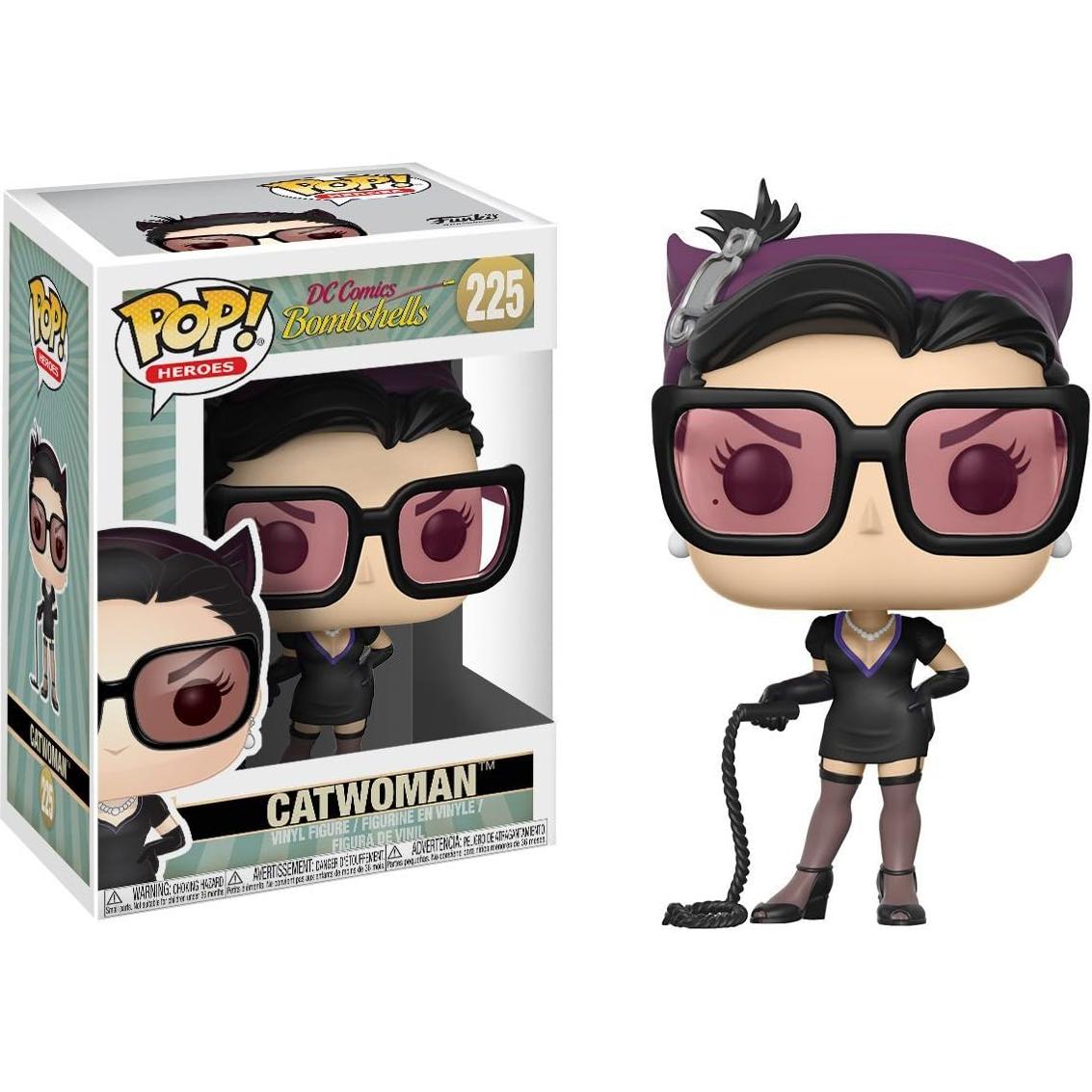 Figura de Vinilo Gata Mujer Funko DC Bombshells + Protector