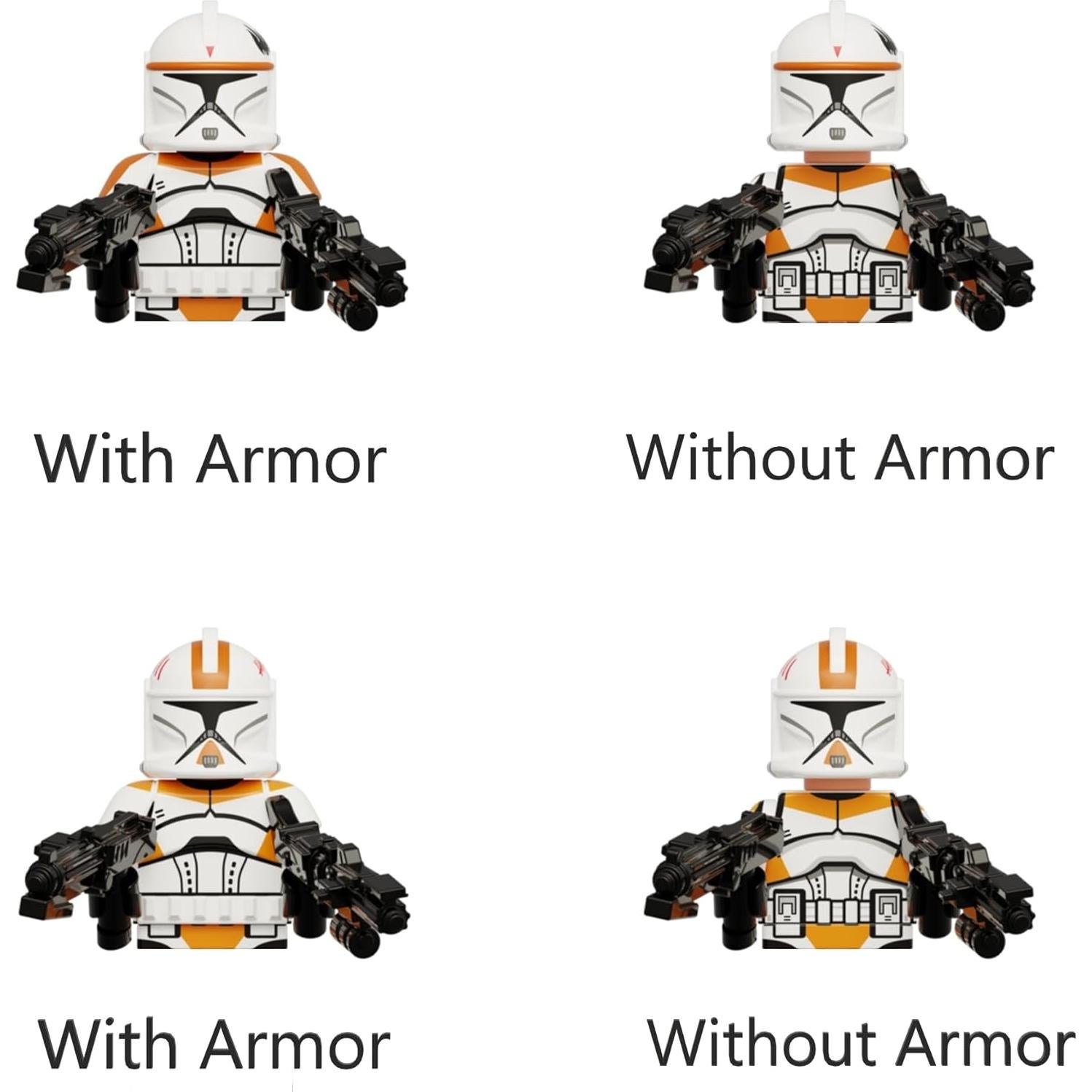 Juego de 13 Figuras de Soldados Clon Fase 1 212st JsLTCustoms