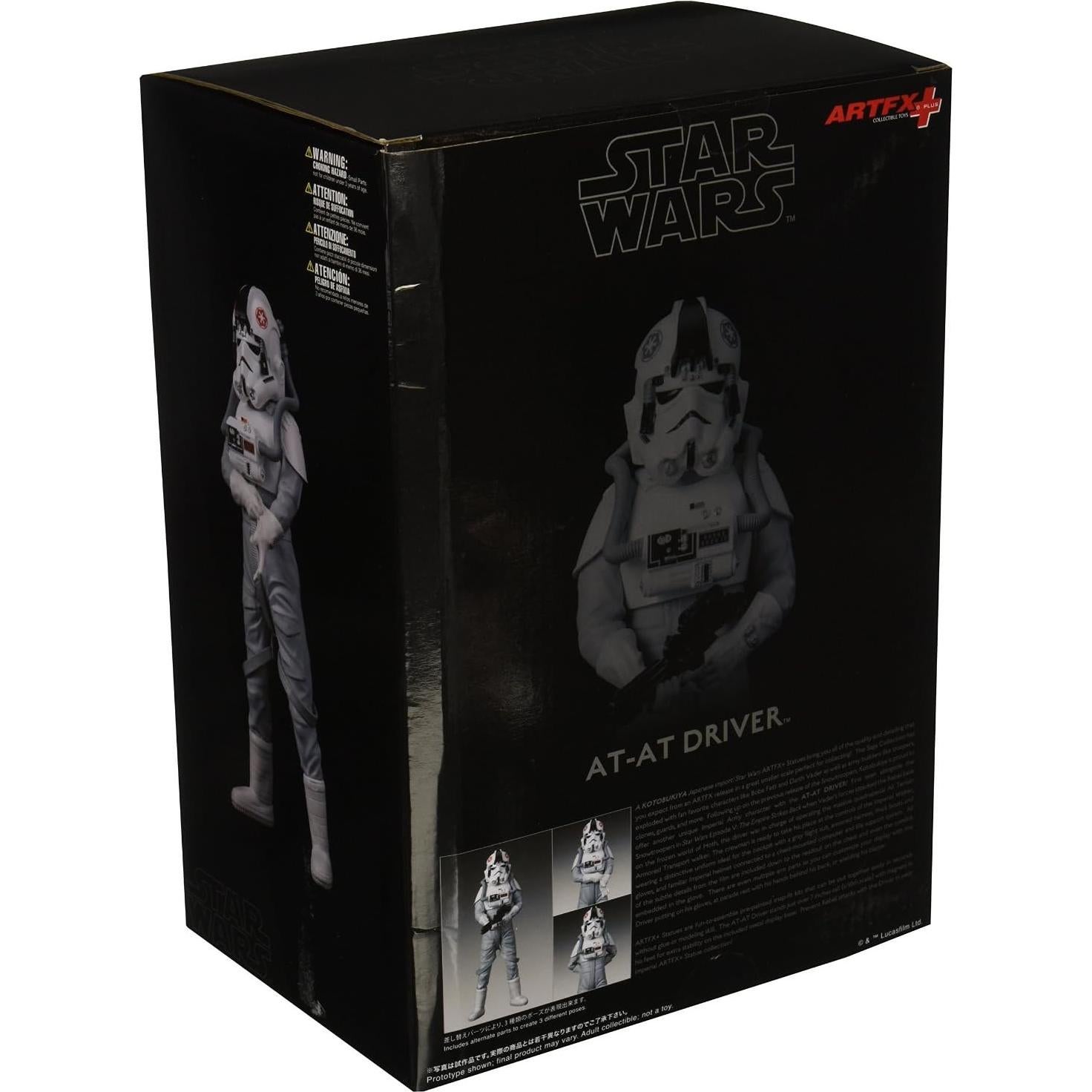 Estatua ArtFX+ Conductor AT-AT Kotobukiya 18 cm