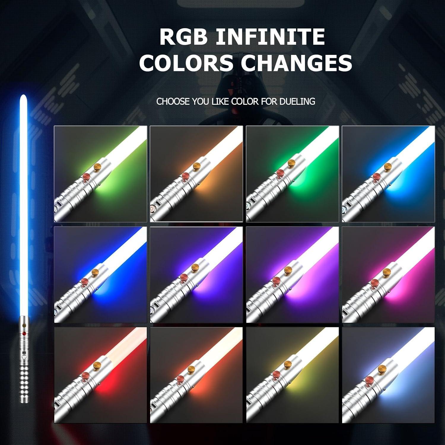 Sable de Luz CVCBSER Control Aplicación Metal 16 Colores