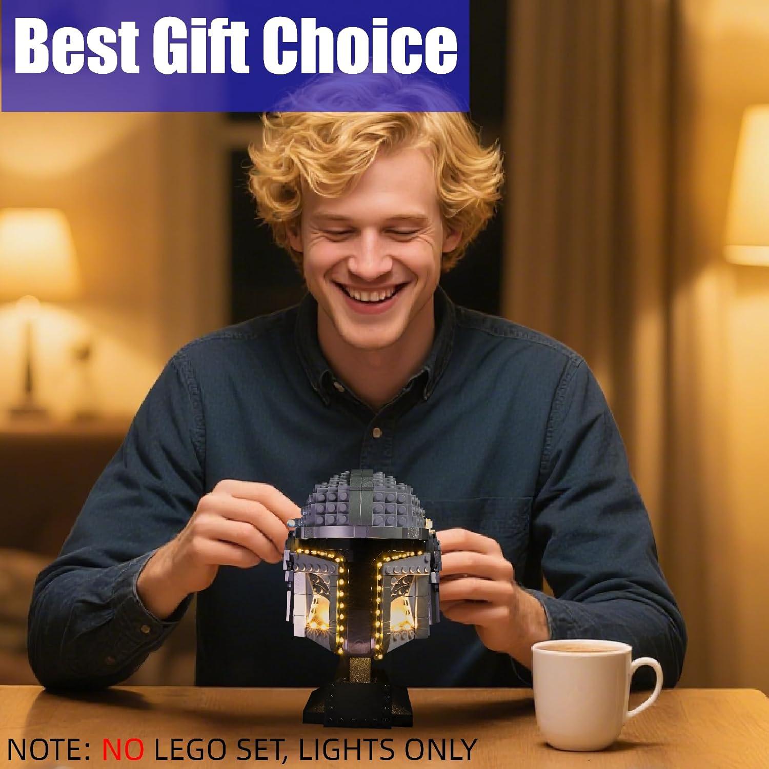 Kit de Luz LED Flashebrick para Casco Lego Mandalorian 75328