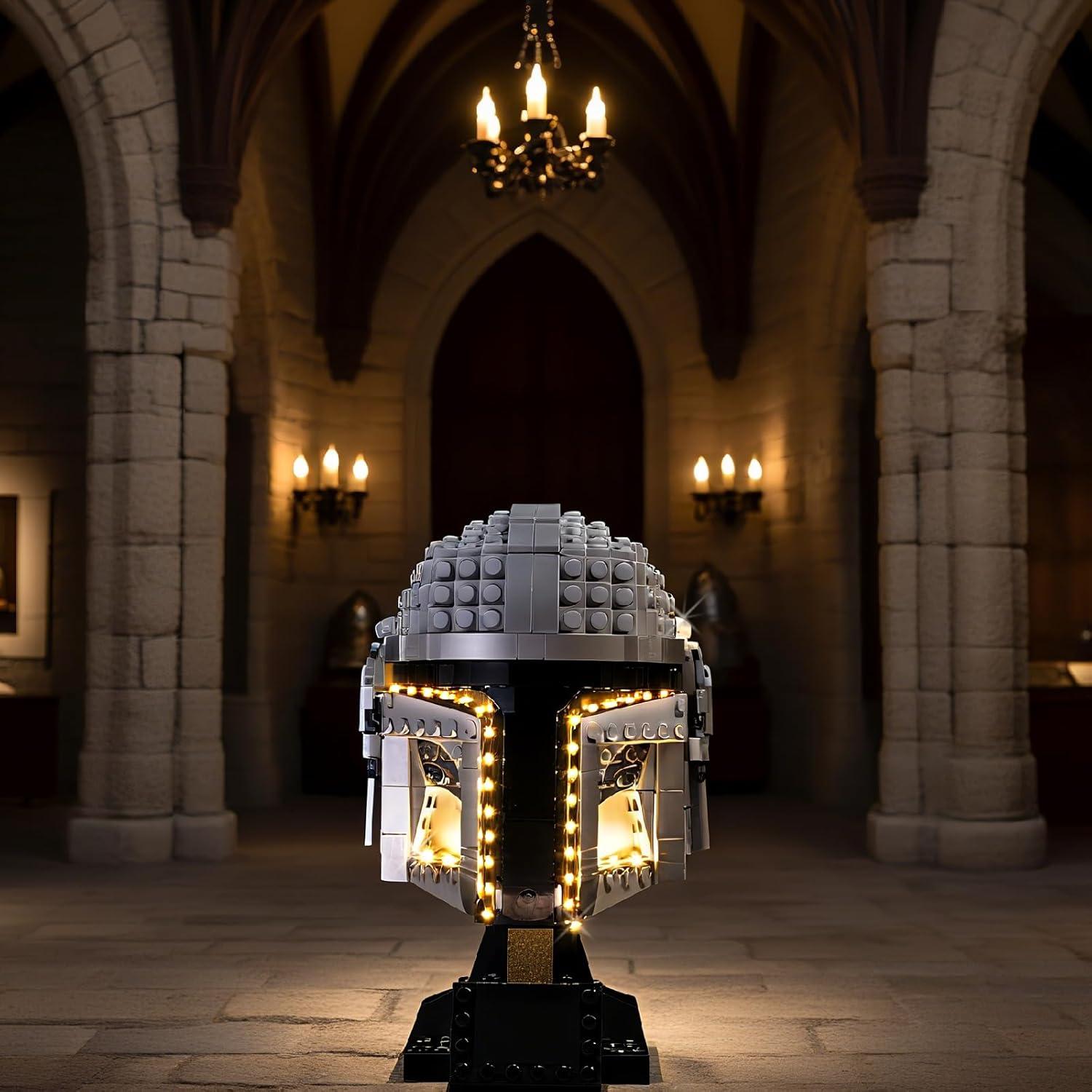 Kit de Luz LED Flashebrick para Casco Lego Mandalorian 75328