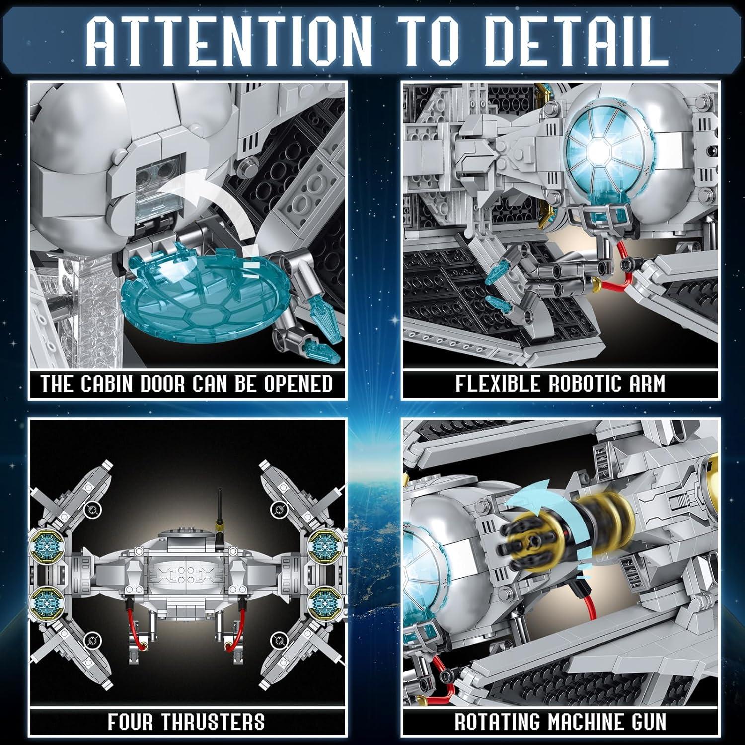 Kit de Construcción Bombardero Star Bomber JIN TONG BAO 1109 Piezas