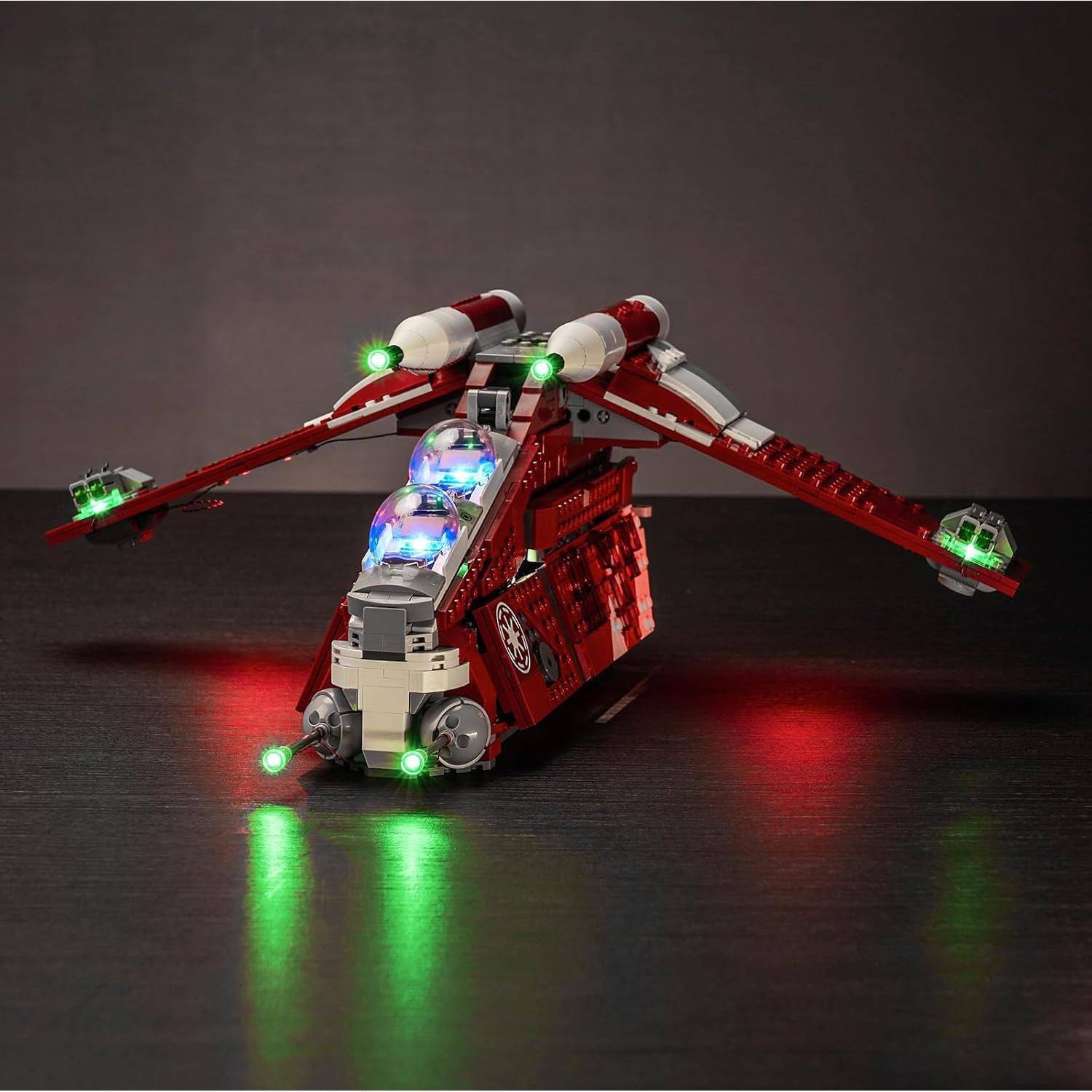 Kit de Luz LED Hilighting para Lego 75354 Nave de Combate